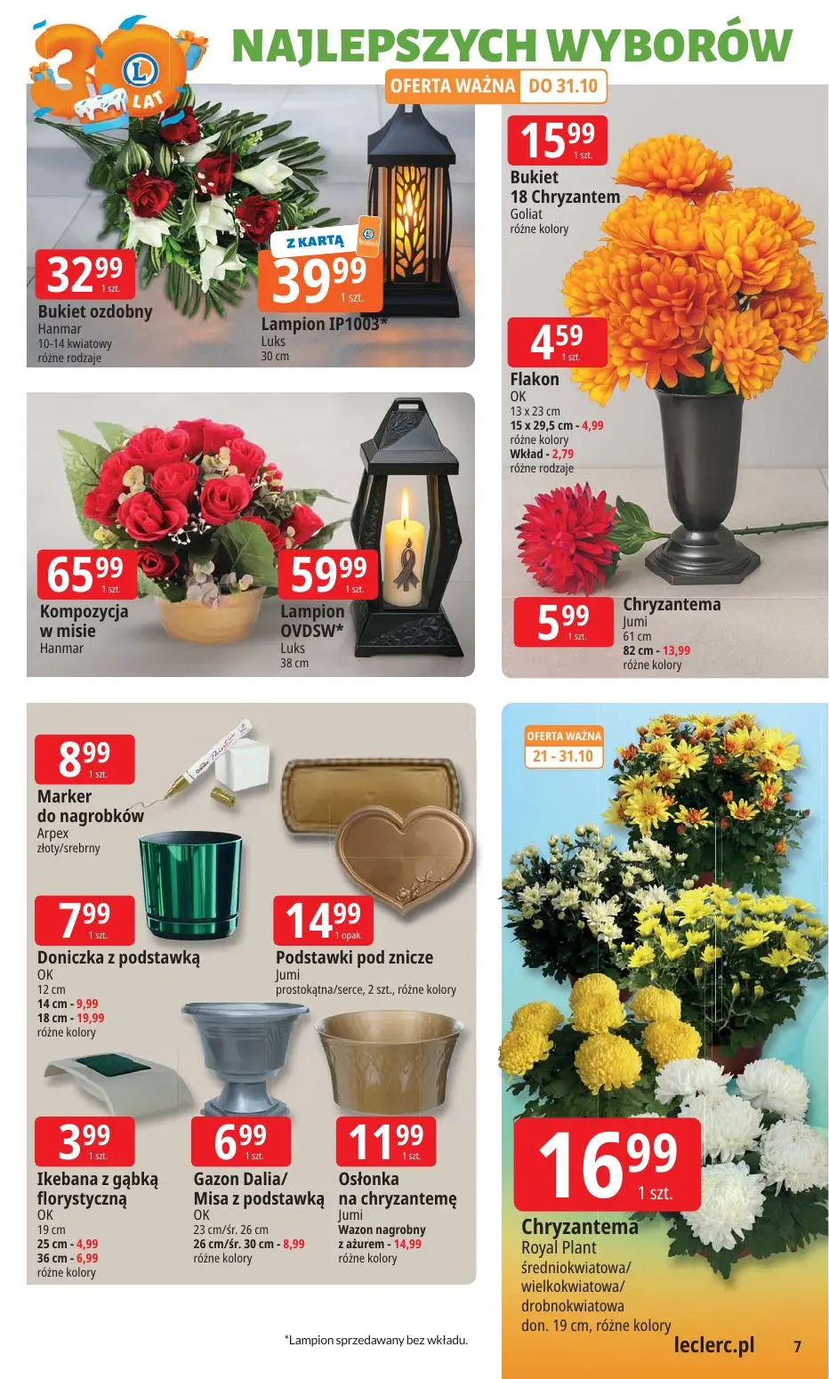 gazetka promocyjna E.Leclerc 30 lat Najlepszych wyborów - oferta rozszerzona - Strona 7