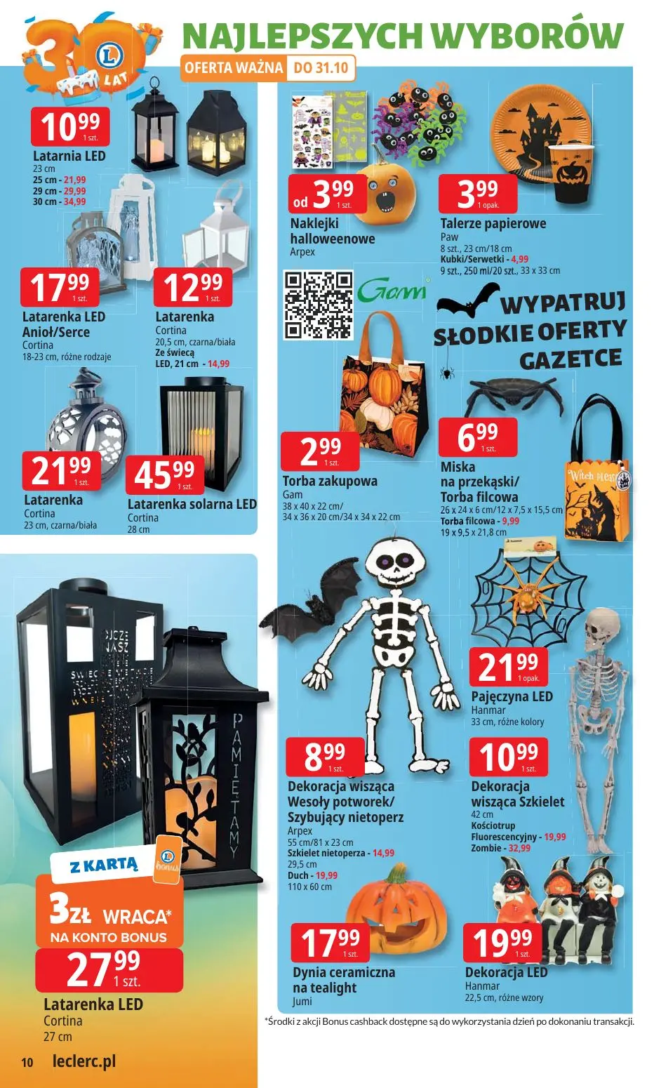 gazetka promocyjna E.Leclerc 30 lat Najlepszych wyborów - oferta rozszerzona - Strona 10