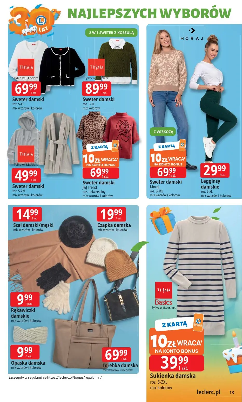 gazetka promocyjna E.Leclerc 30 lat Najlepszych wyborów - oferta rozszerzona - Strona 13