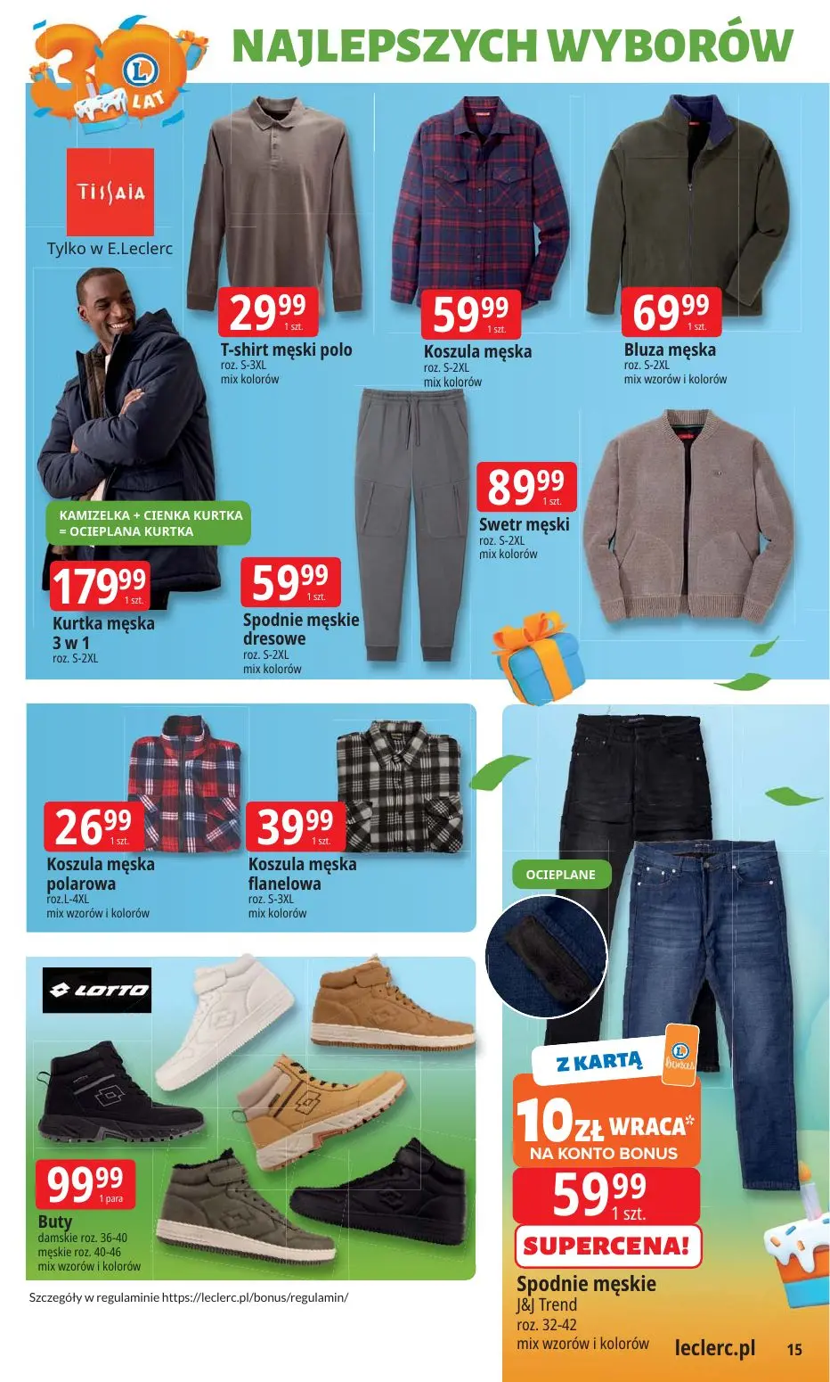 gazetka promocyjna E.Leclerc 30 lat Najlepszych wyborów - oferta rozszerzona - Strona 15