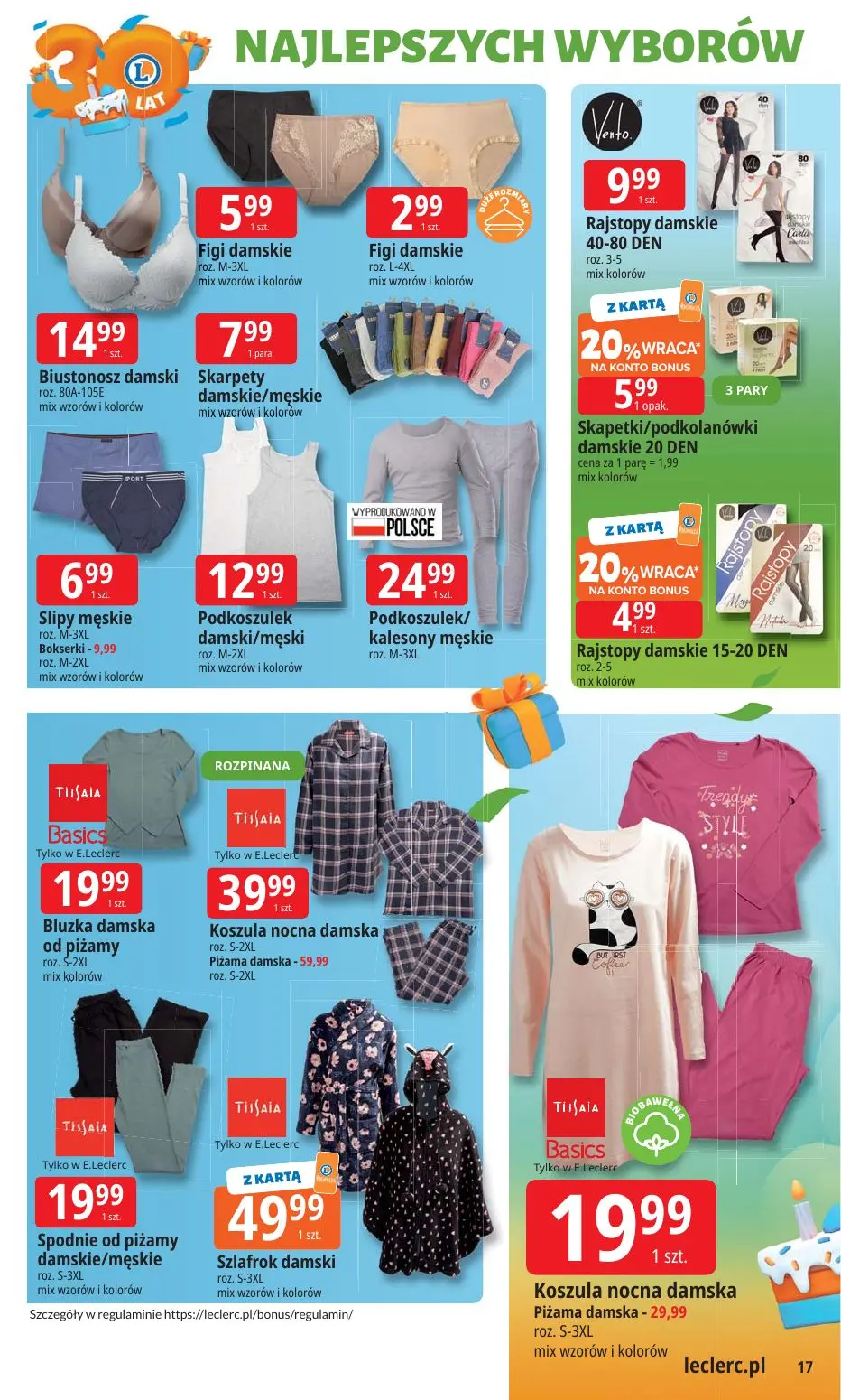 gazetka promocyjna E.Leclerc 30 lat Najlepszych wyborów - oferta rozszerzona - Strona 17