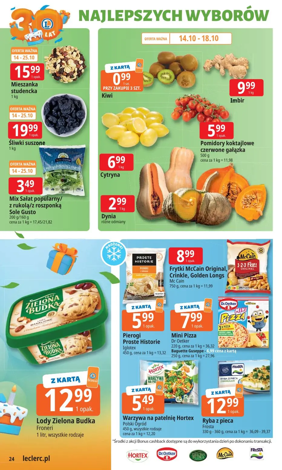 gazetka promocyjna E.Leclerc 30 lat Najlepszych wyborów - oferta rozszerzona - Strona 24