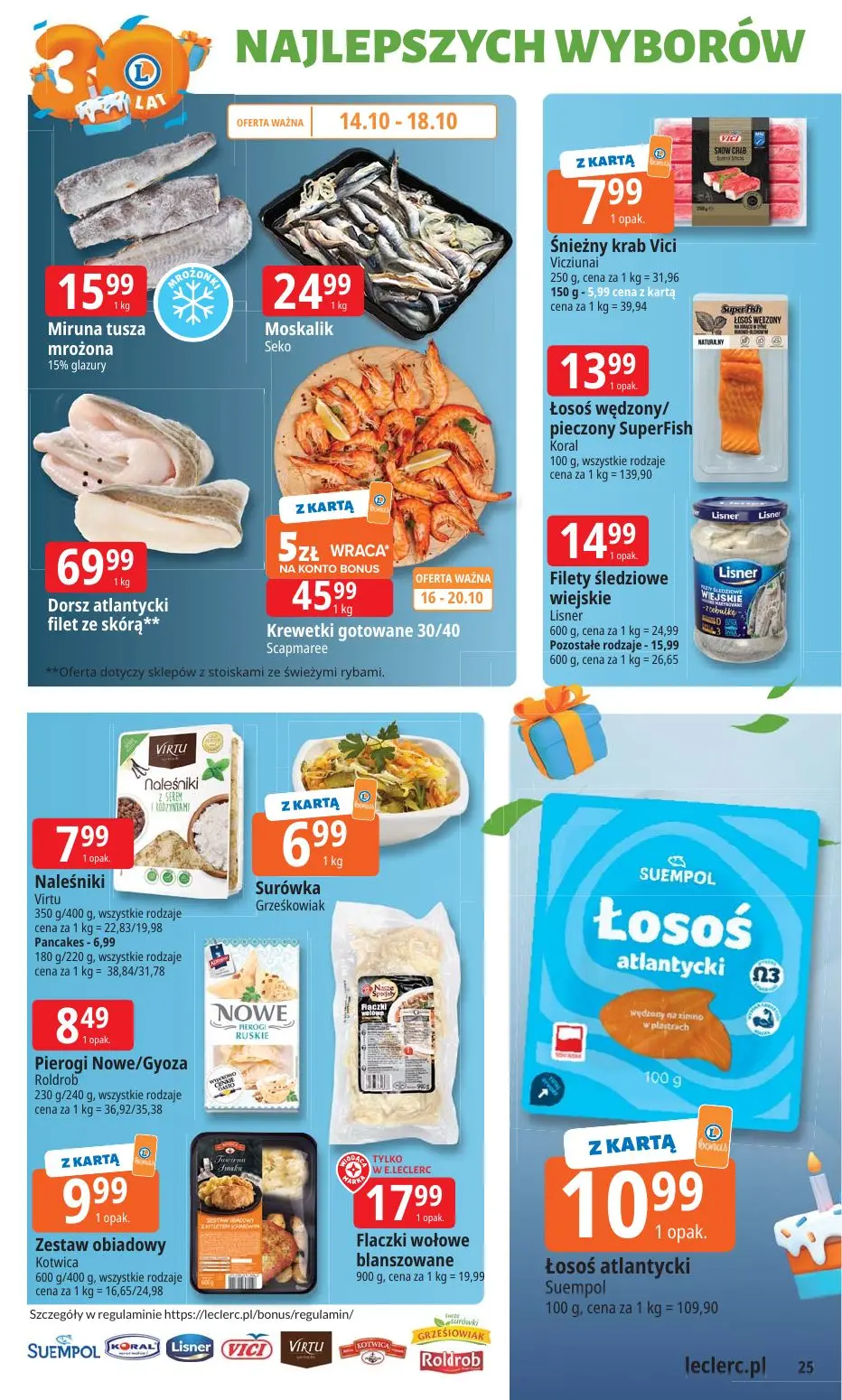 gazetka promocyjna E.Leclerc 30 lat Najlepszych wyborów - oferta rozszerzona - Strona 25