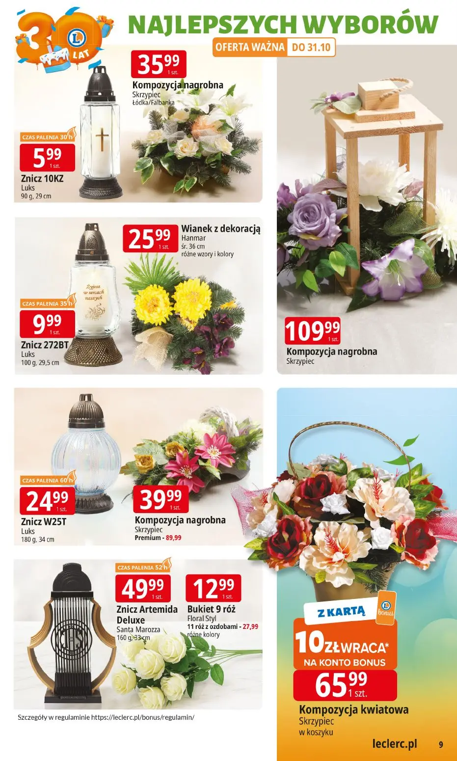 gazetka promocyjna E.Leclerc 30 lat Najlepszych wyborów - Strona 9