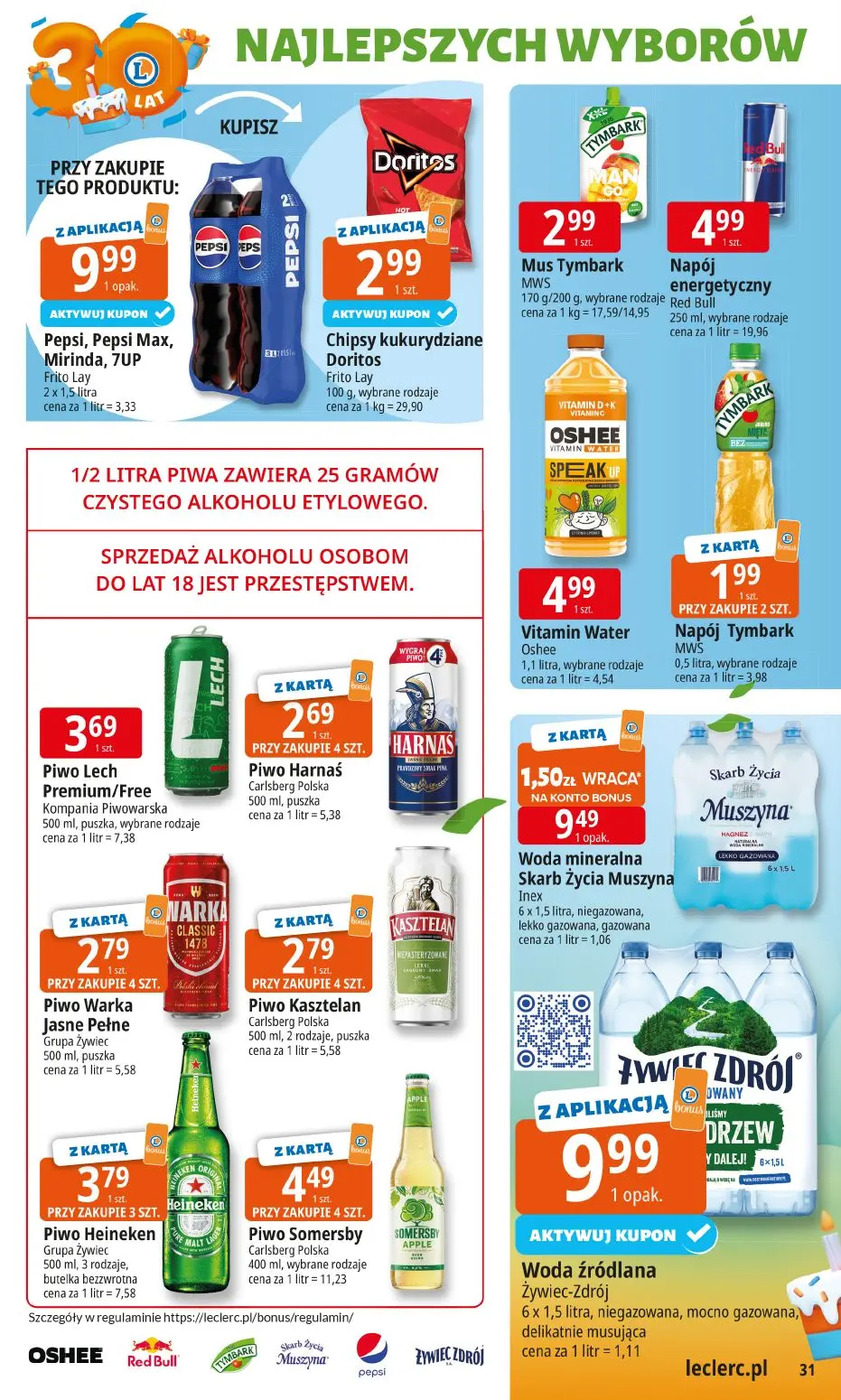 gazetka promocyjna E.Leclerc 30 lat Najlepszych wyborów - Strona 31