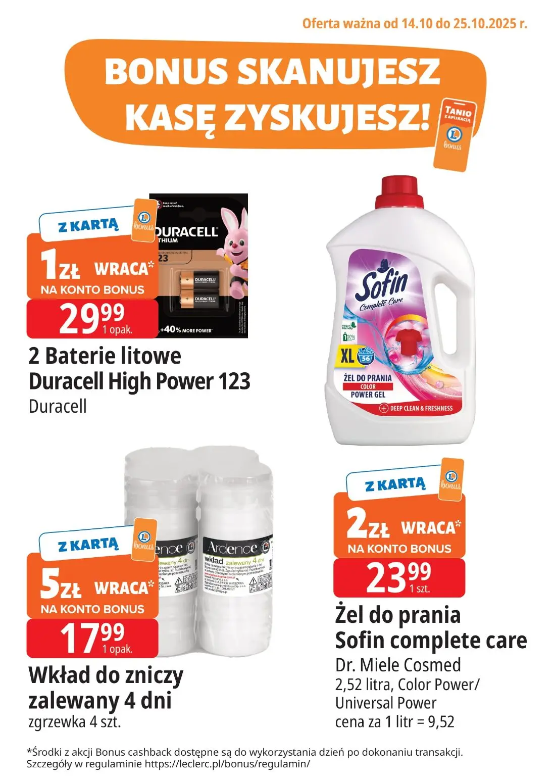 gazetka promocyjna E.Leclerc Bonus skanujesz kasę zyskujesz! - Strona 2