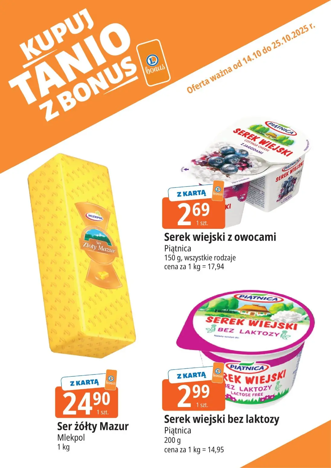 gazetka promocyjna E.Leclerc Bonus skanujesz kasę zyskujesz! - Strona 7