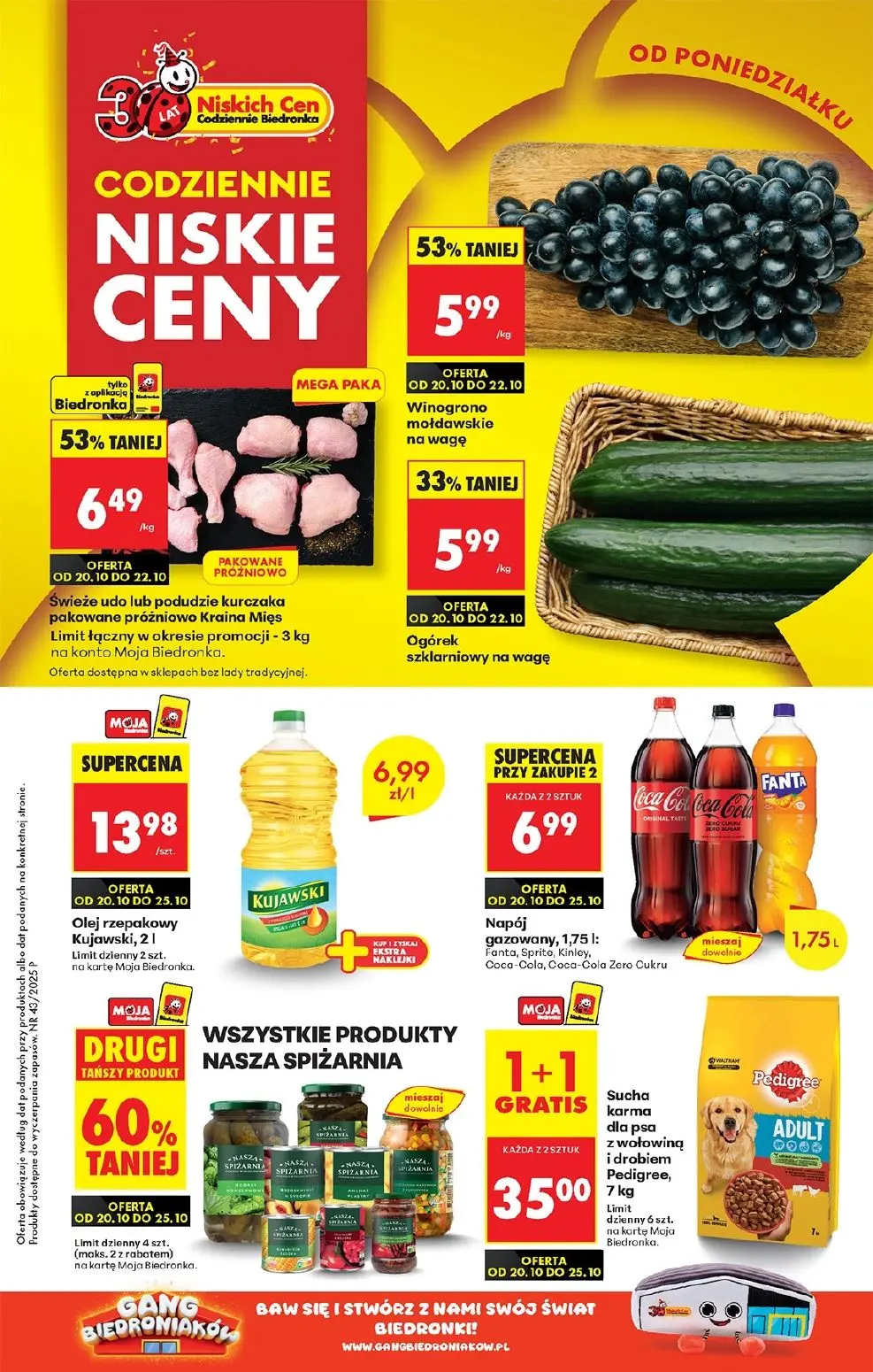 gazetka promocyjna Biedronka Od poniedziałku - Strona 1