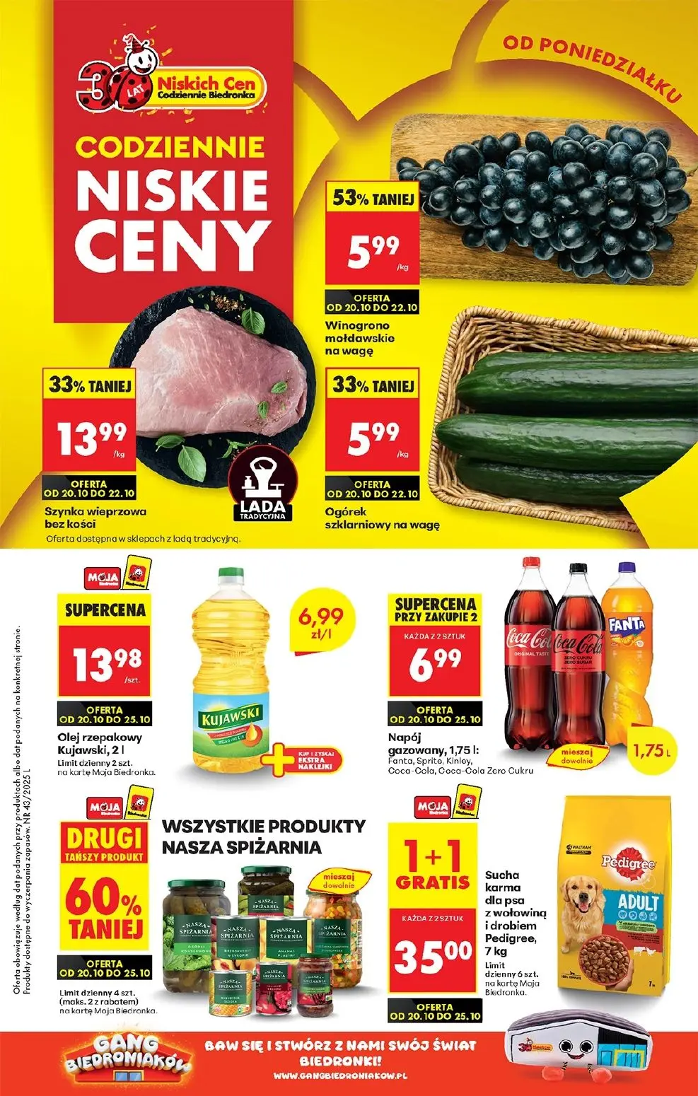 gazetka promocyjna Biedronka Lada tradycyjna. Od poniedziałku - Strona 1