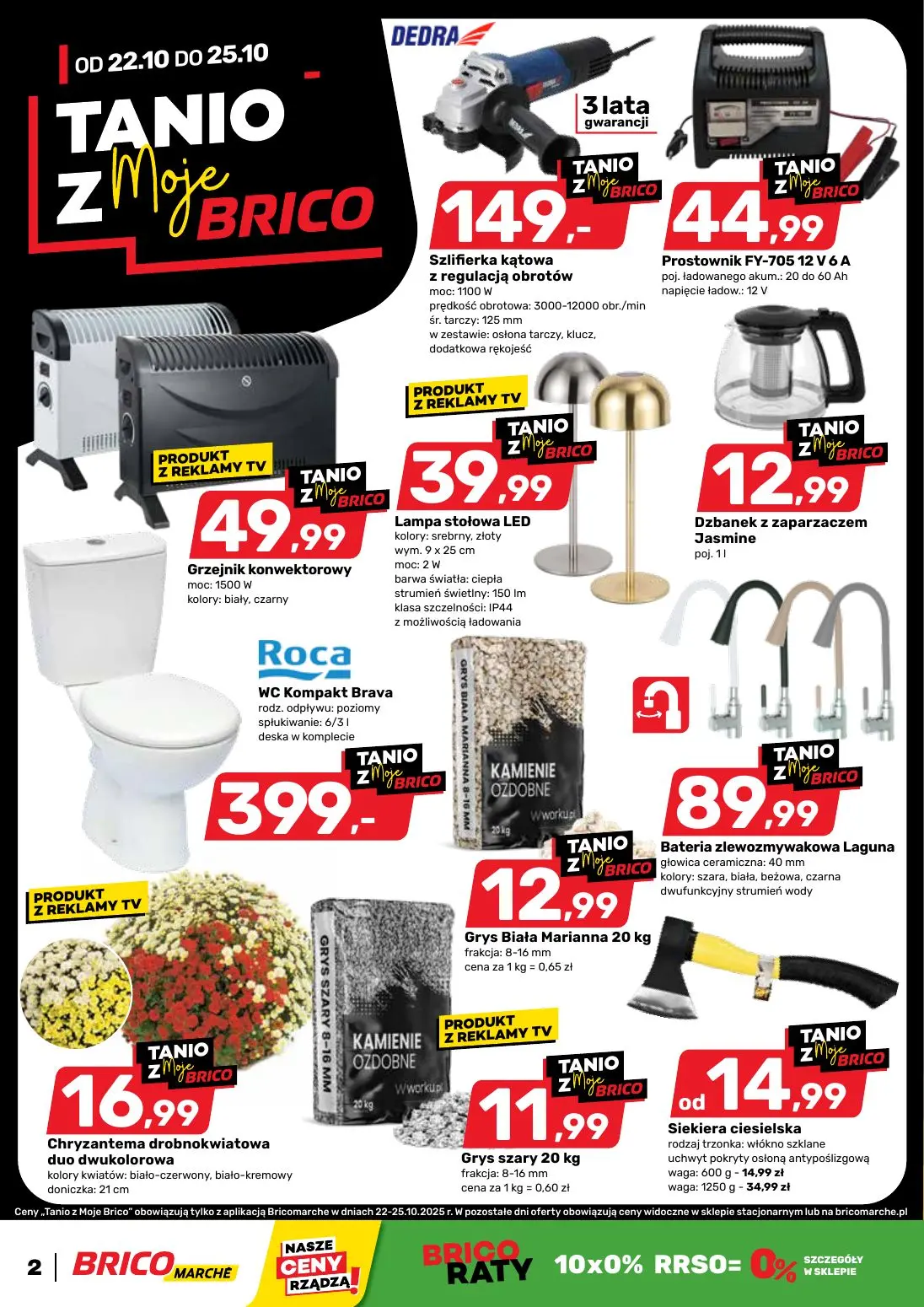 gazetka promocyjna BRICOMARCHE Tanio z Moje Brico - Strona 1