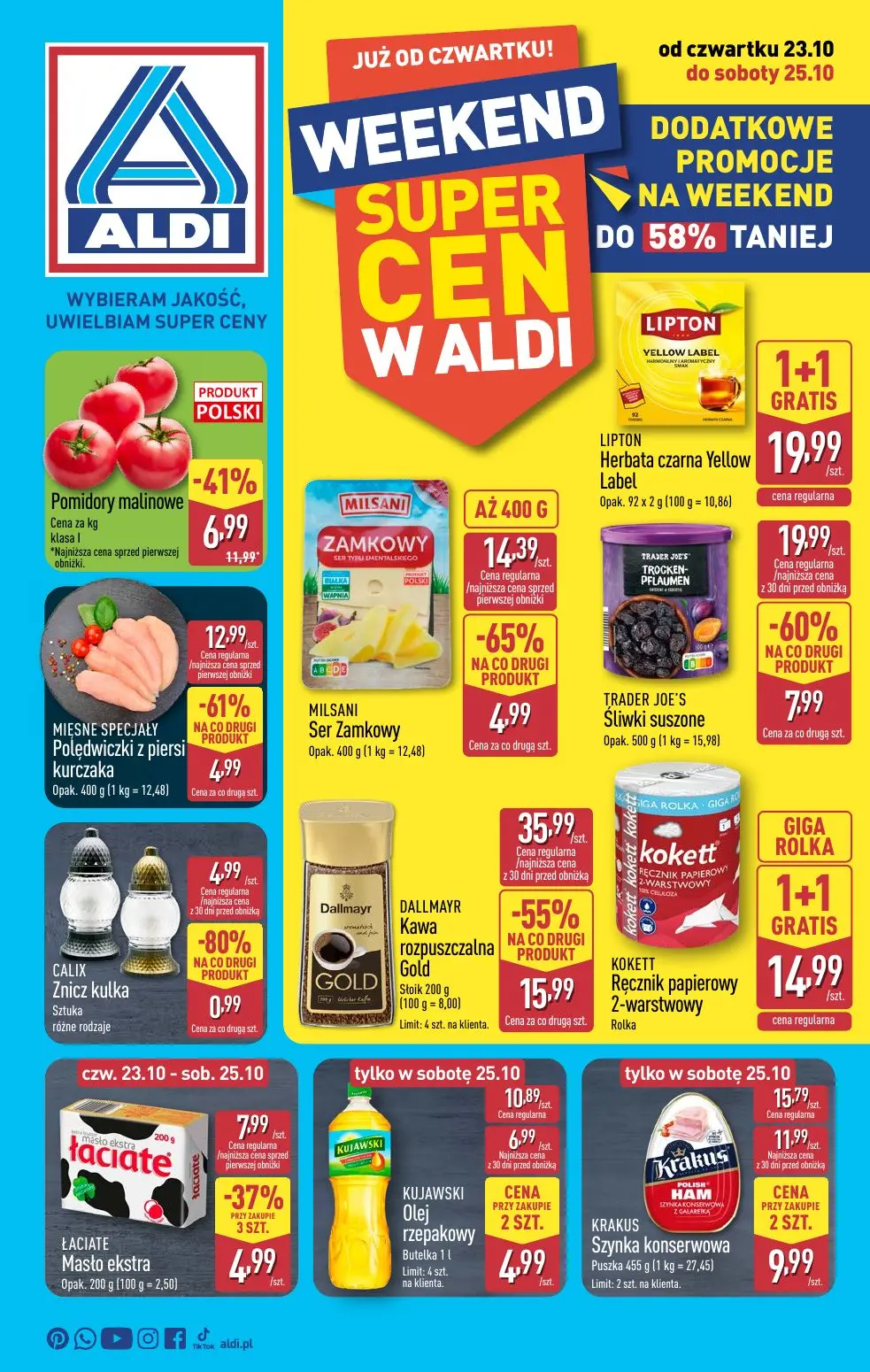 gazetka promocyjna ALDI Weekend supercen - Strona 1