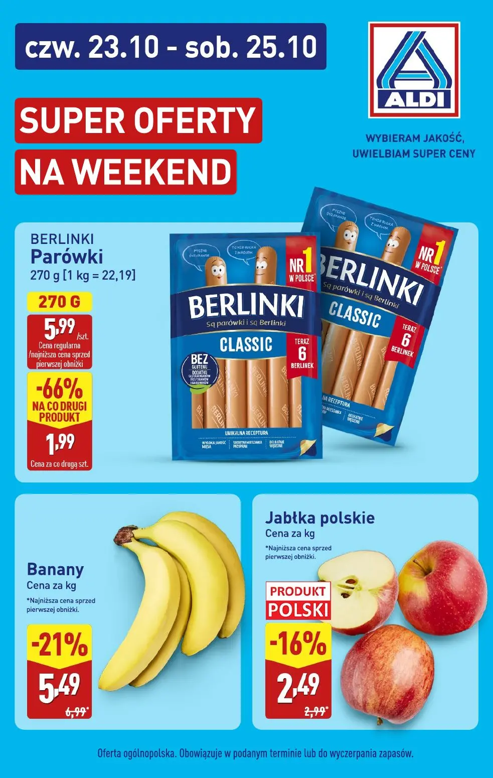 gazetka promocyjna ALDI Super oferty na weekend - Strona 1