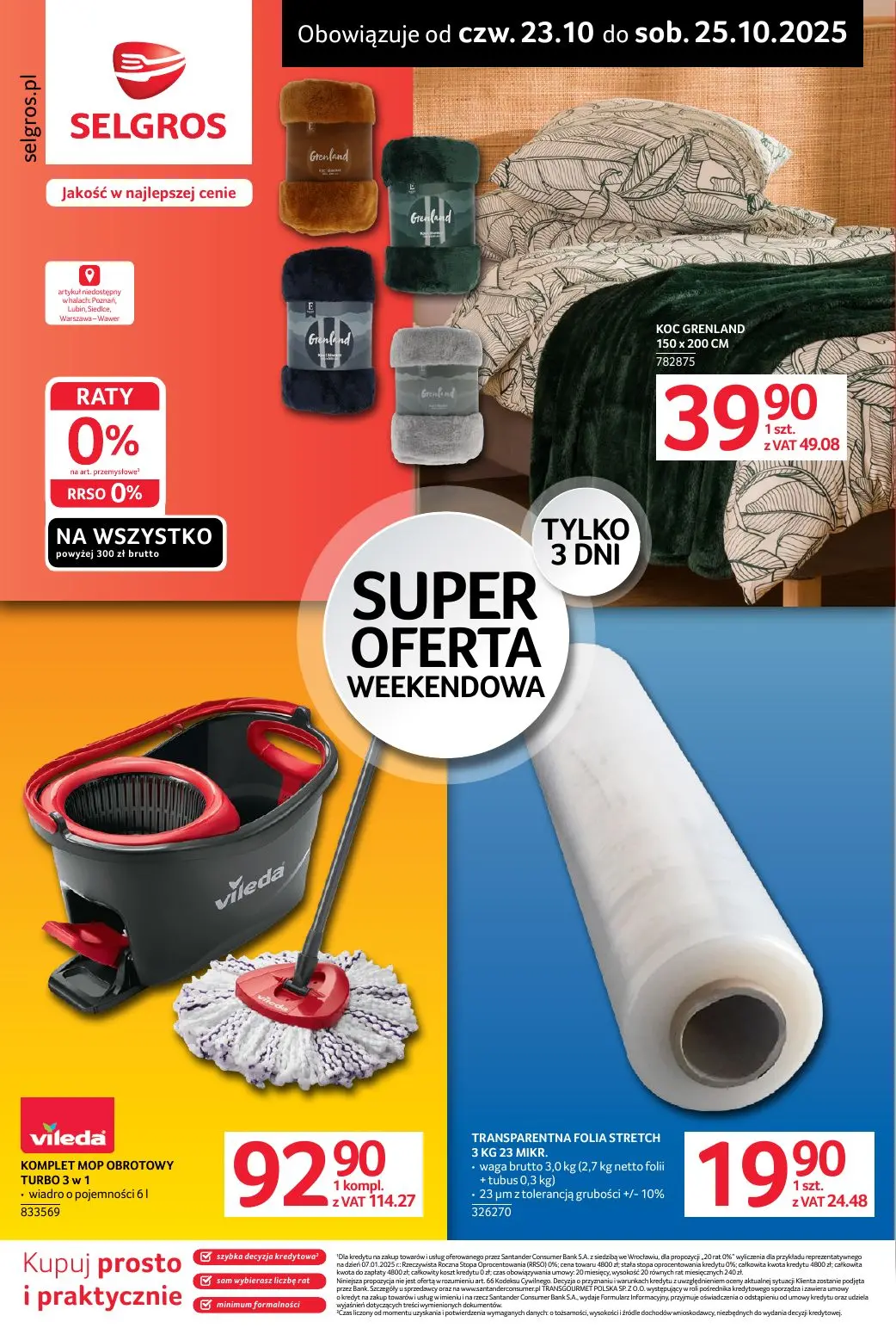 gazetka promocyjna SELGROS Oferta weekendowa - Strona 1