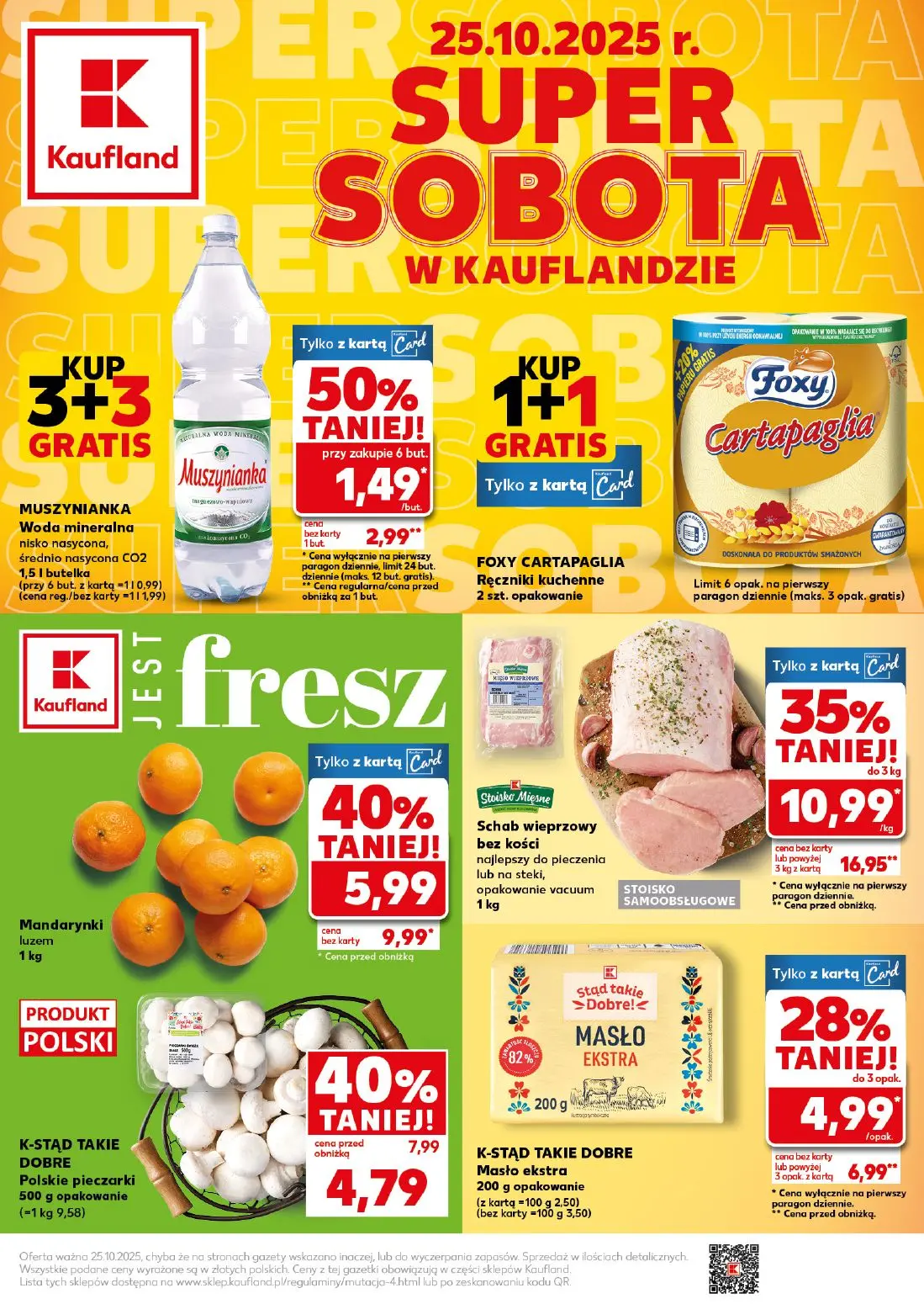gazetka promocyjna Kaufland Super Sobota - Strona 1