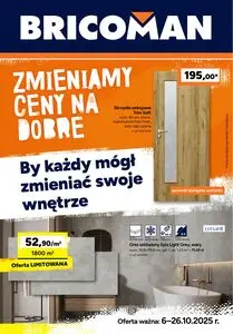 Gazetka promocyjna BRICOMAN, ważna od 2025-10-06 do 2025-10-26.