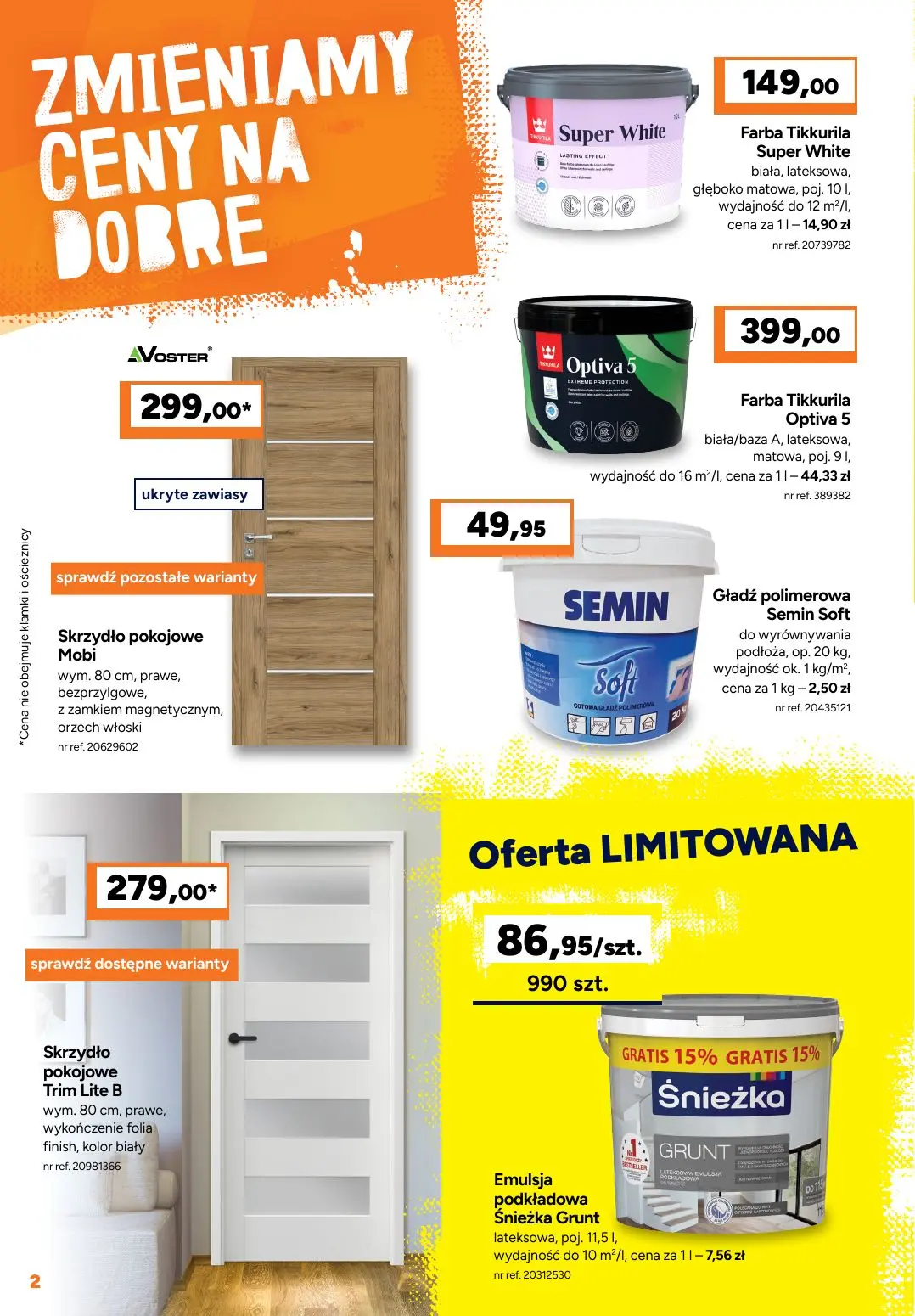 gazetka promocyjna BRICOMAN Zmieniamy ceny na dobre - Strona 2