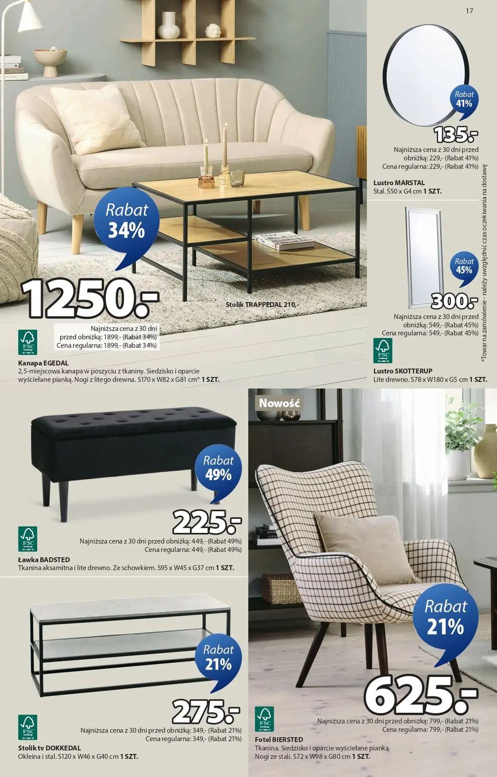 gazetka promocyjna JYSK Świetna oferta dla domu - Strona 17