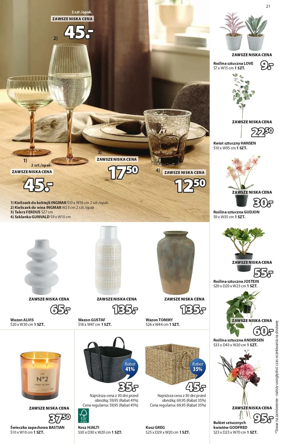 gazetka promocyjna JYSK Świetna oferta dla domu - Strona 21