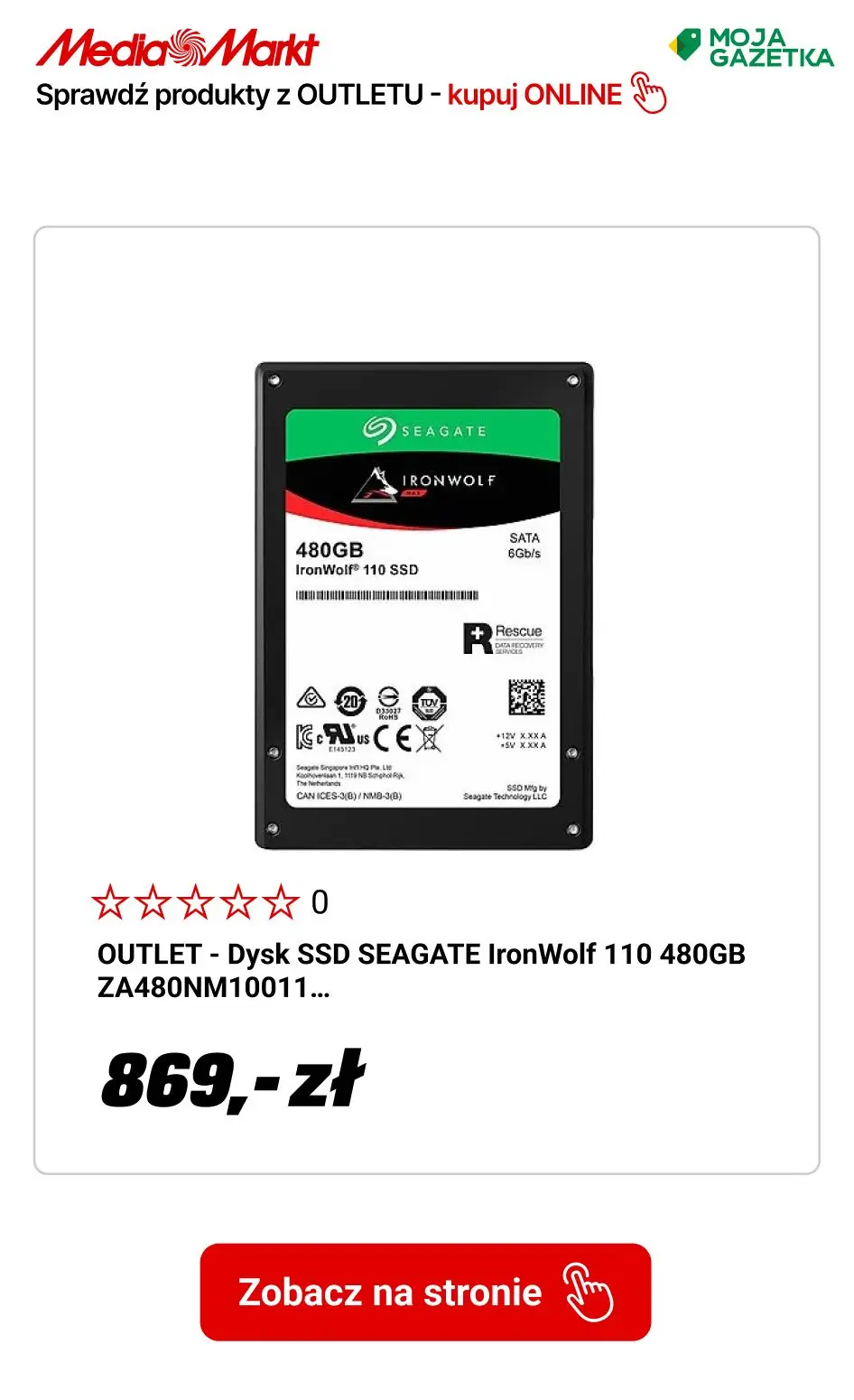 gazetka promocyjna Media Markt Kupuj w outlecie w SUPER cenach! - Strona 3