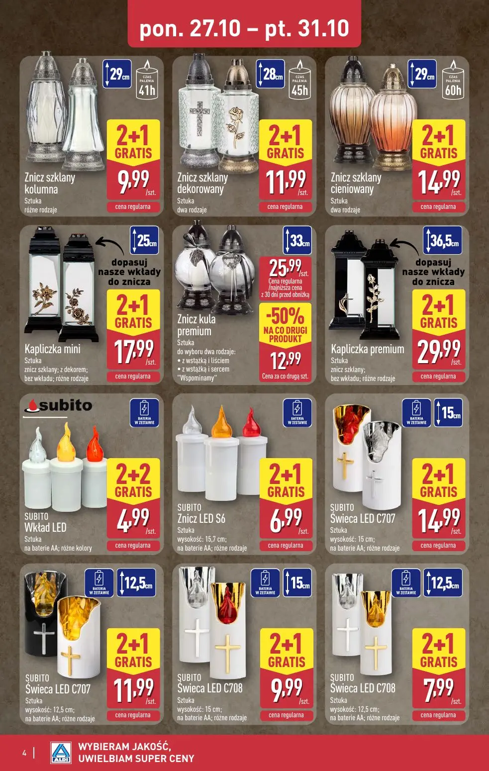 gazetka promocyjna ALDI Jesienna moda w super cenach - Strona 4