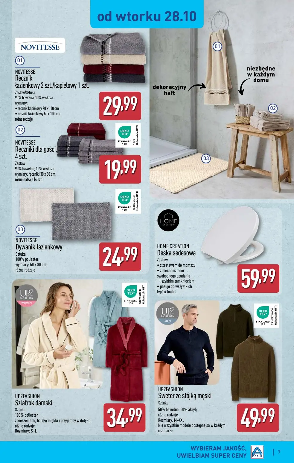gazetka promocyjna ALDI Jesienna moda w super cenach - Strona 7
