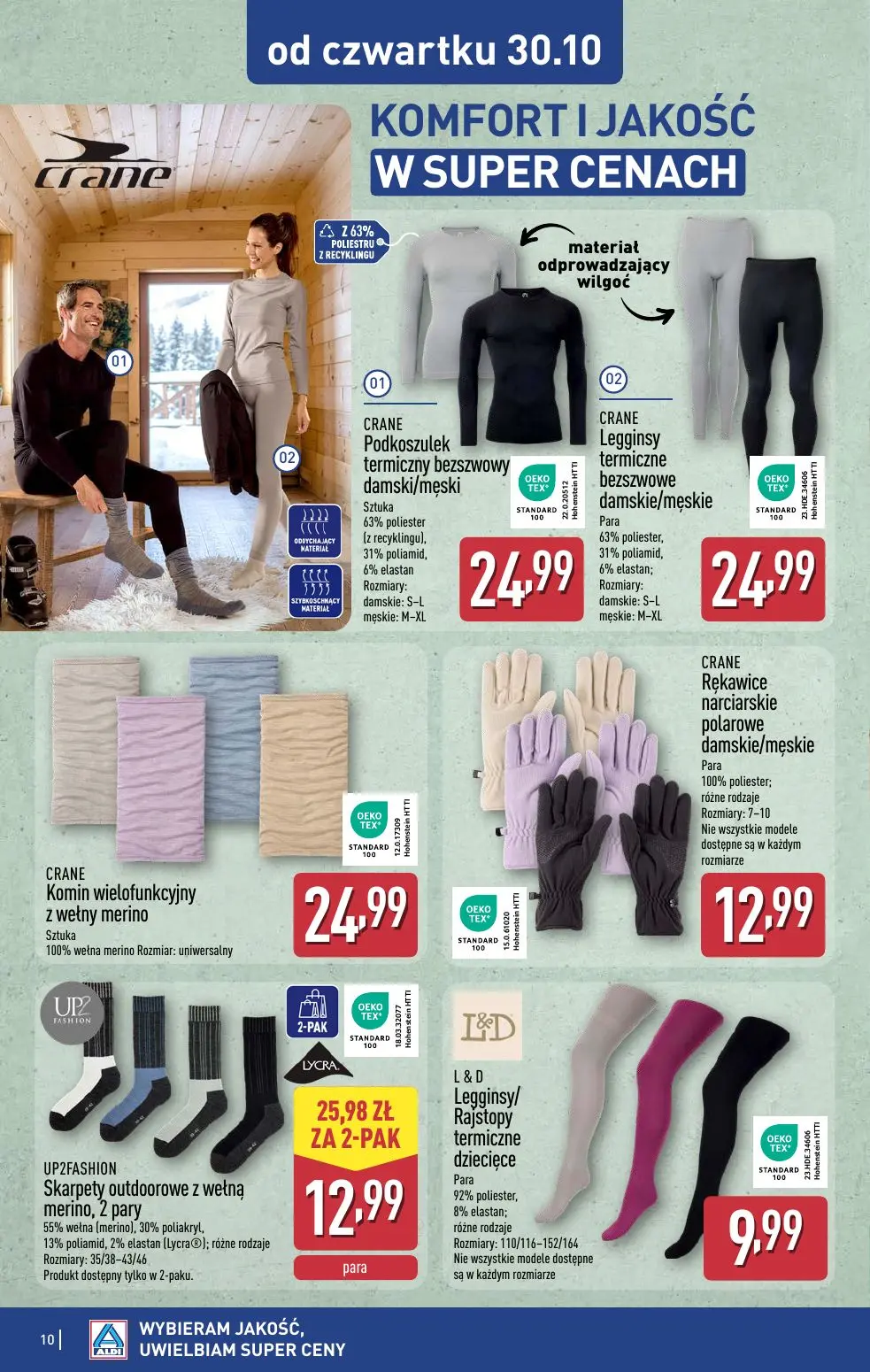 gazetka promocyjna ALDI Jesienna moda w super cenach - Strona 10