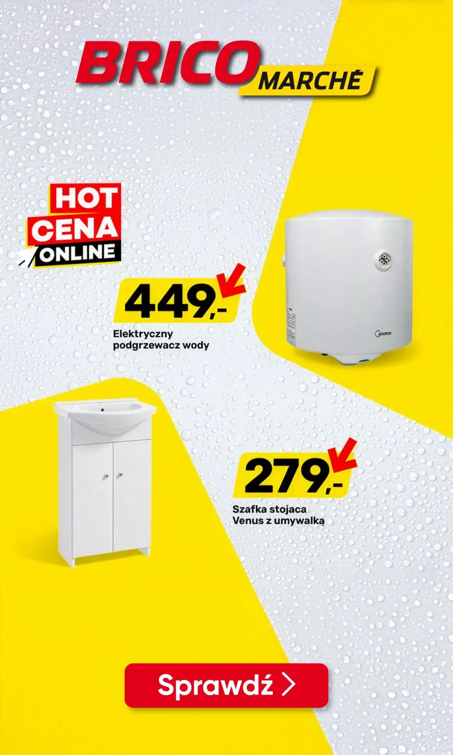 gazetka promocyjna BRICOMARCHE Łazienka- HOT cena online! - Strona 1