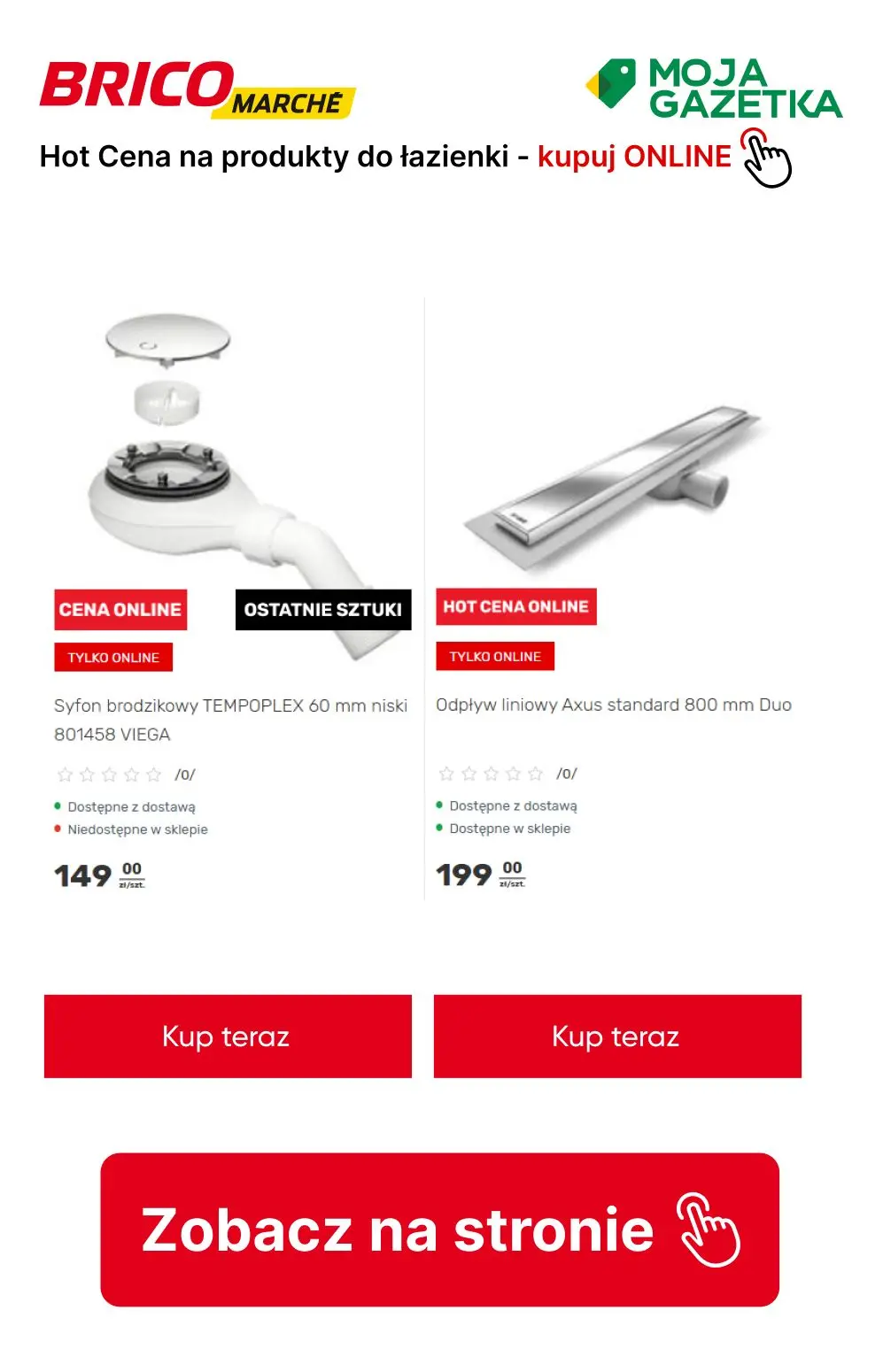 gazetka promocyjna BRICOMARCHE Łazienka- HOT cena online! - Strona 3