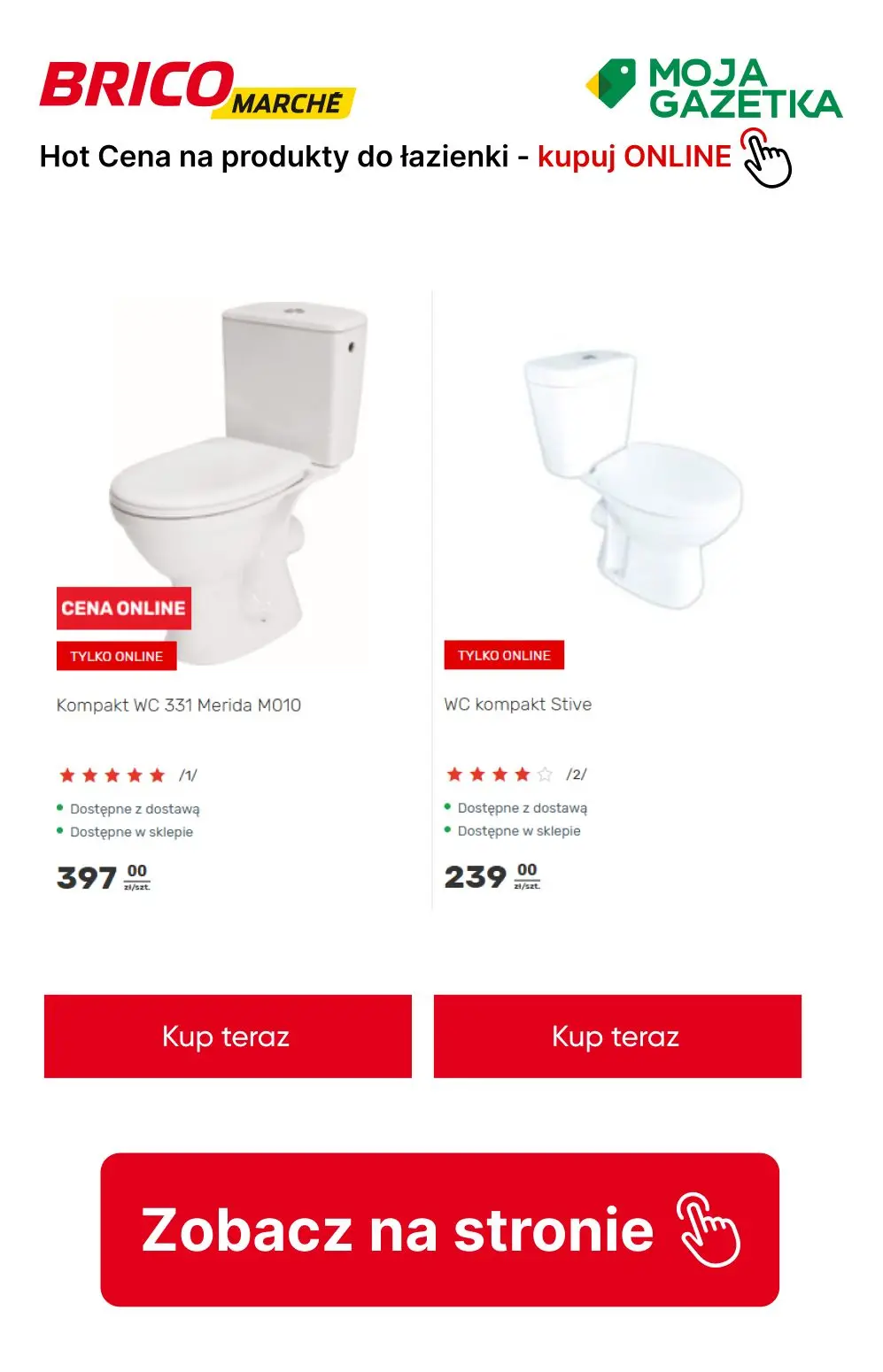 gazetka promocyjna BRICOMARCHE Łazienka- HOT cena online! - Strona 4