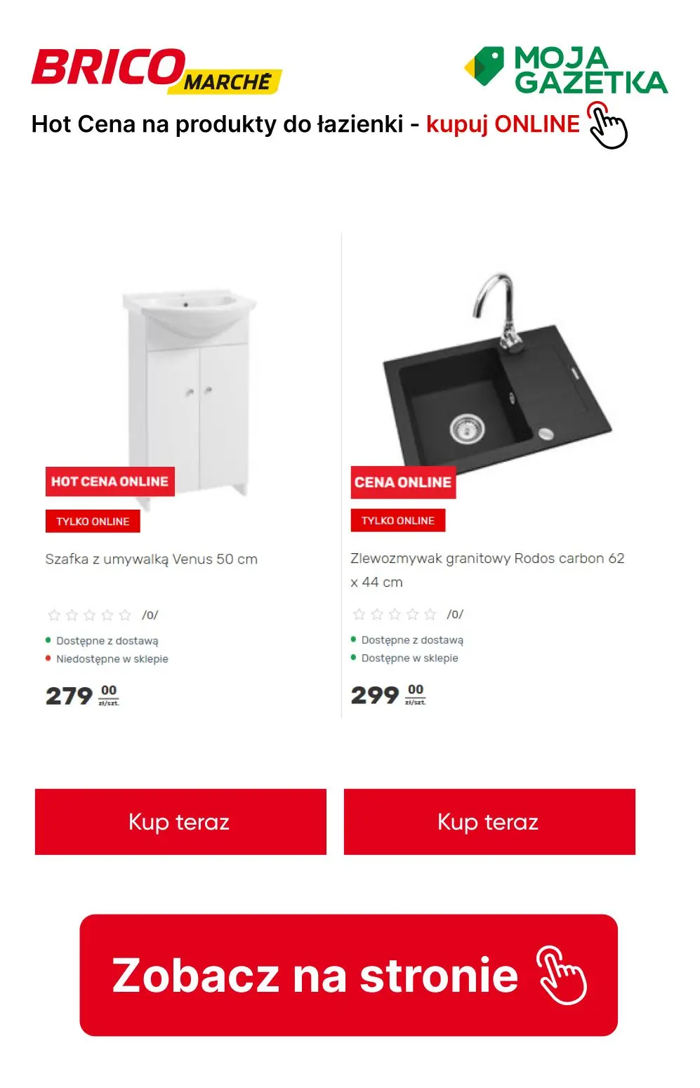 gazetka promocyjna BRICOMARCHE Łazienka- HOT cena online! - Strona 5