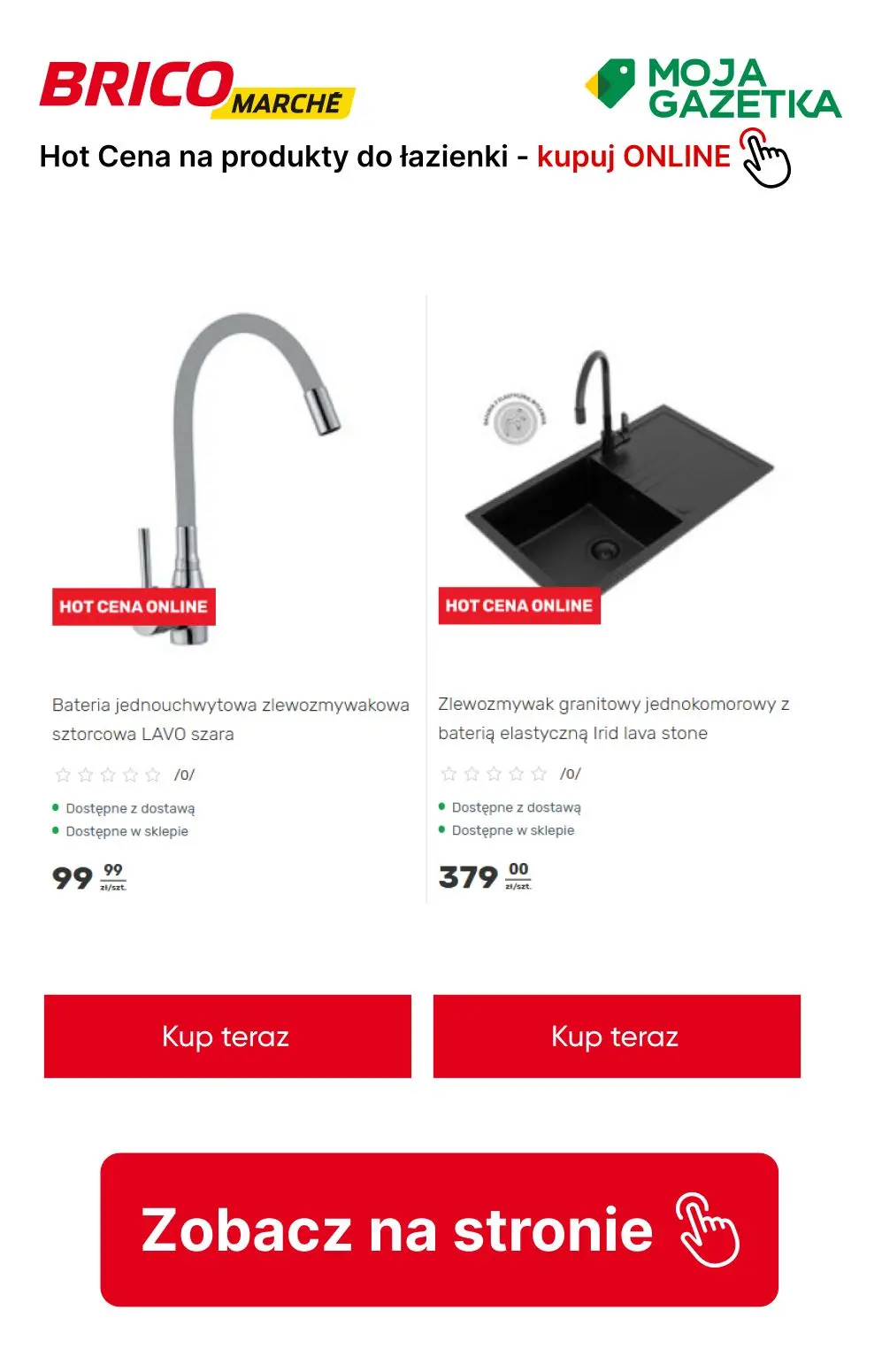 gazetka promocyjna BRICOMARCHE Łazienka- HOT cena online! - Strona 7