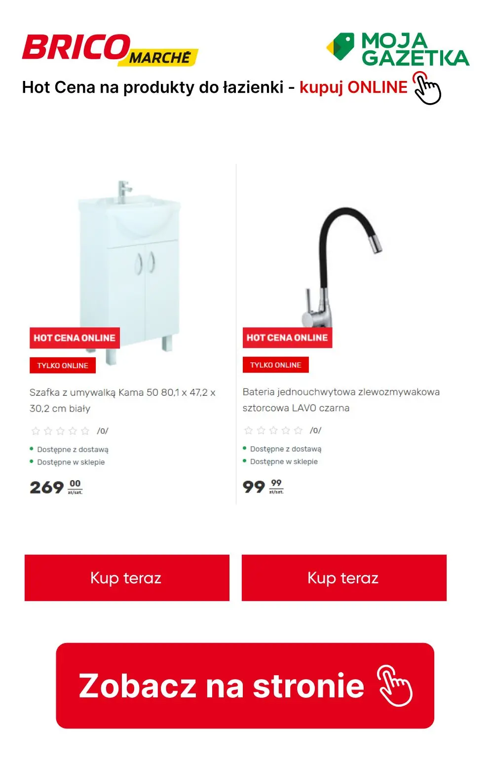gazetka promocyjna BRICOMARCHE Łazienka- HOT cena online! - Strona 9