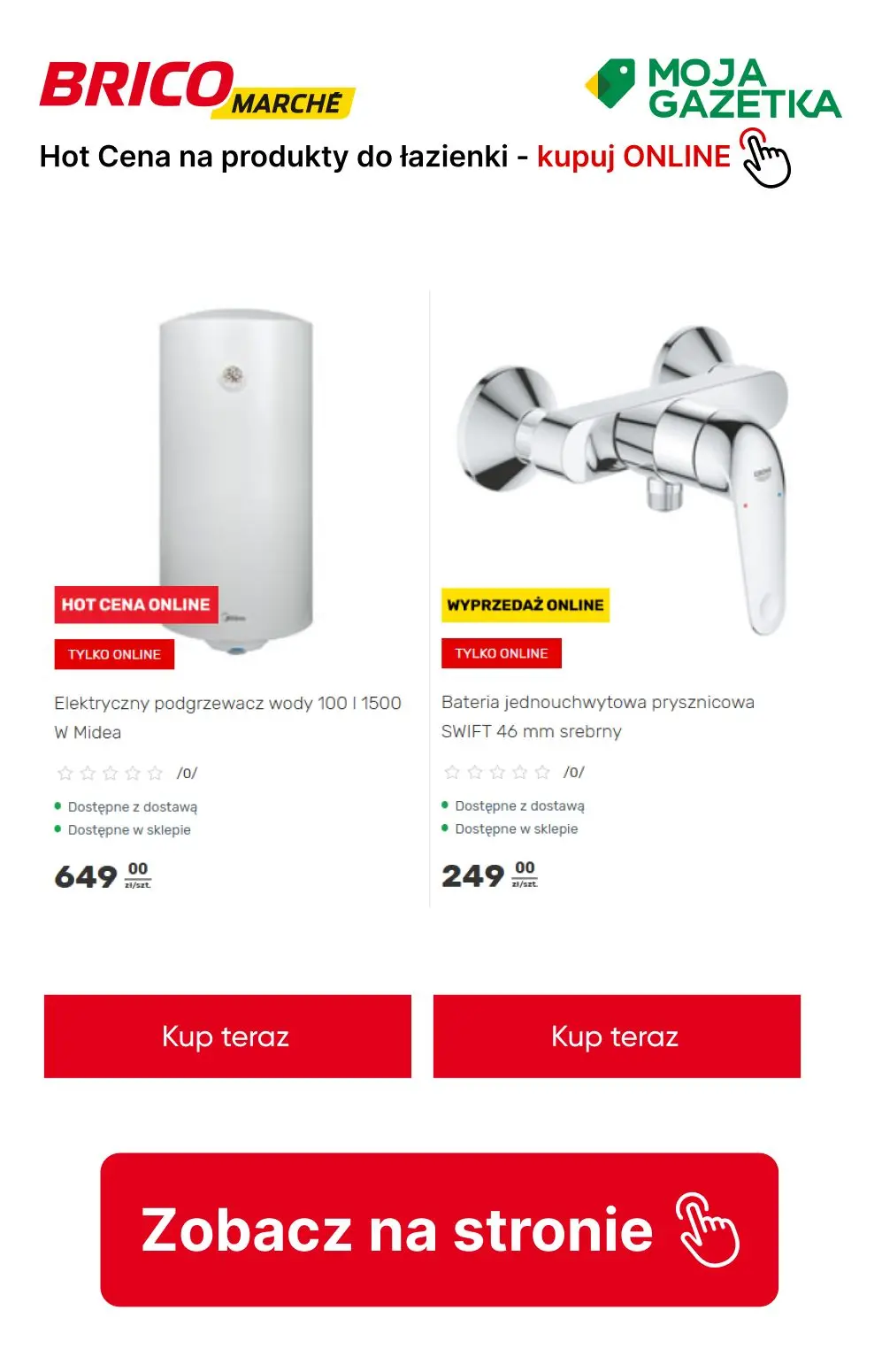 gazetka promocyjna BRICOMARCHE Łazienka- HOT cena online! - Strona 14