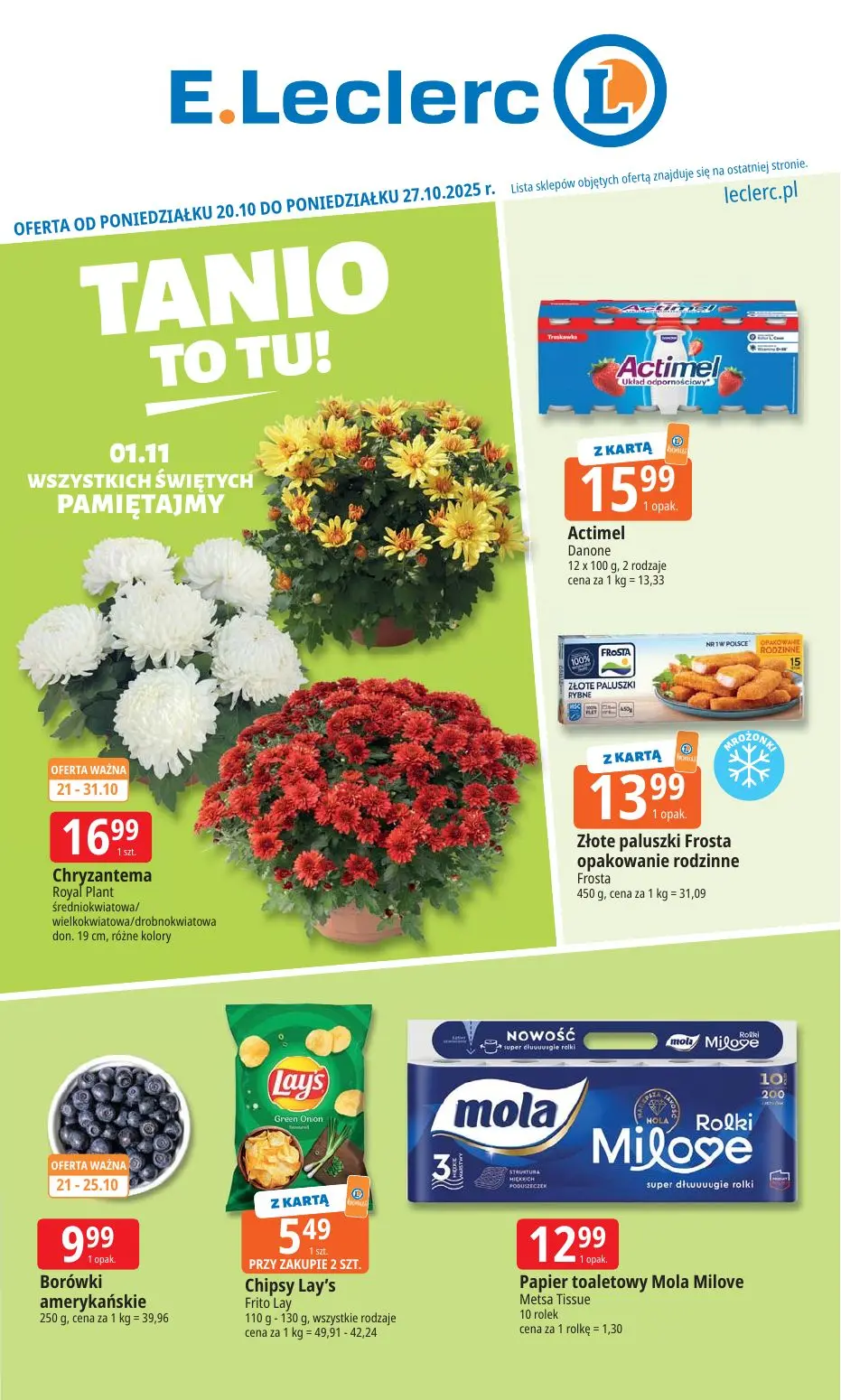 gazetka promocyjna E.Leclerc Tanio to tu! - Strona 1