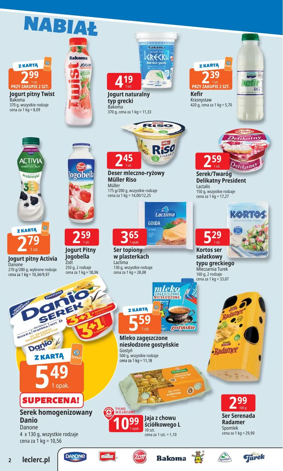 gazetka promocyjna E.Leclerc Tanio to tu! - Strona 2