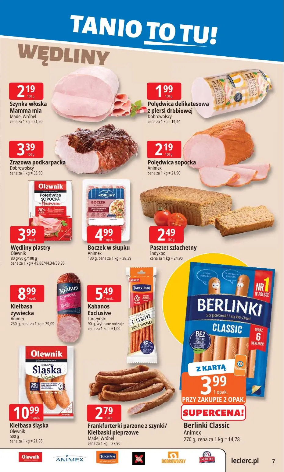 gazetka promocyjna E.Leclerc Tanio to tu! - Strona 7