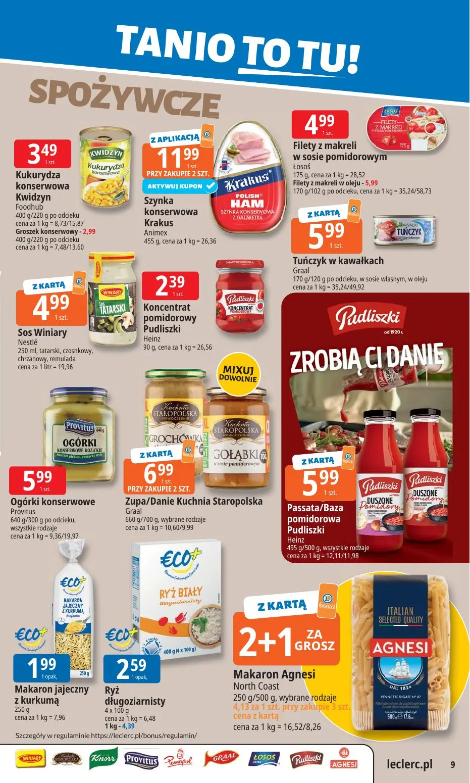 gazetka promocyjna E.Leclerc Tanio to tu! - Strona 9