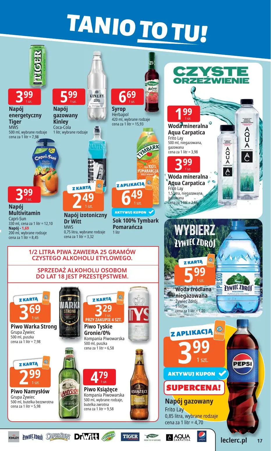 gazetka promocyjna E.Leclerc Tanio to tu! - Strona 17