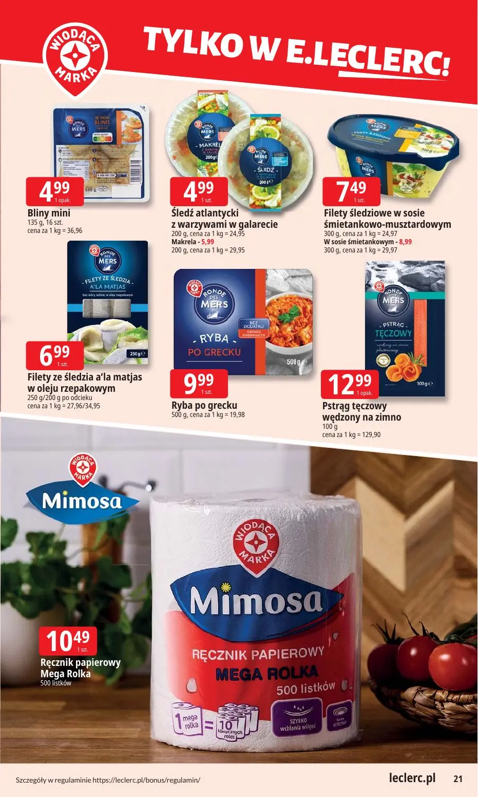 gazetka promocyjna E.Leclerc Tanio to tu! - Strona 21