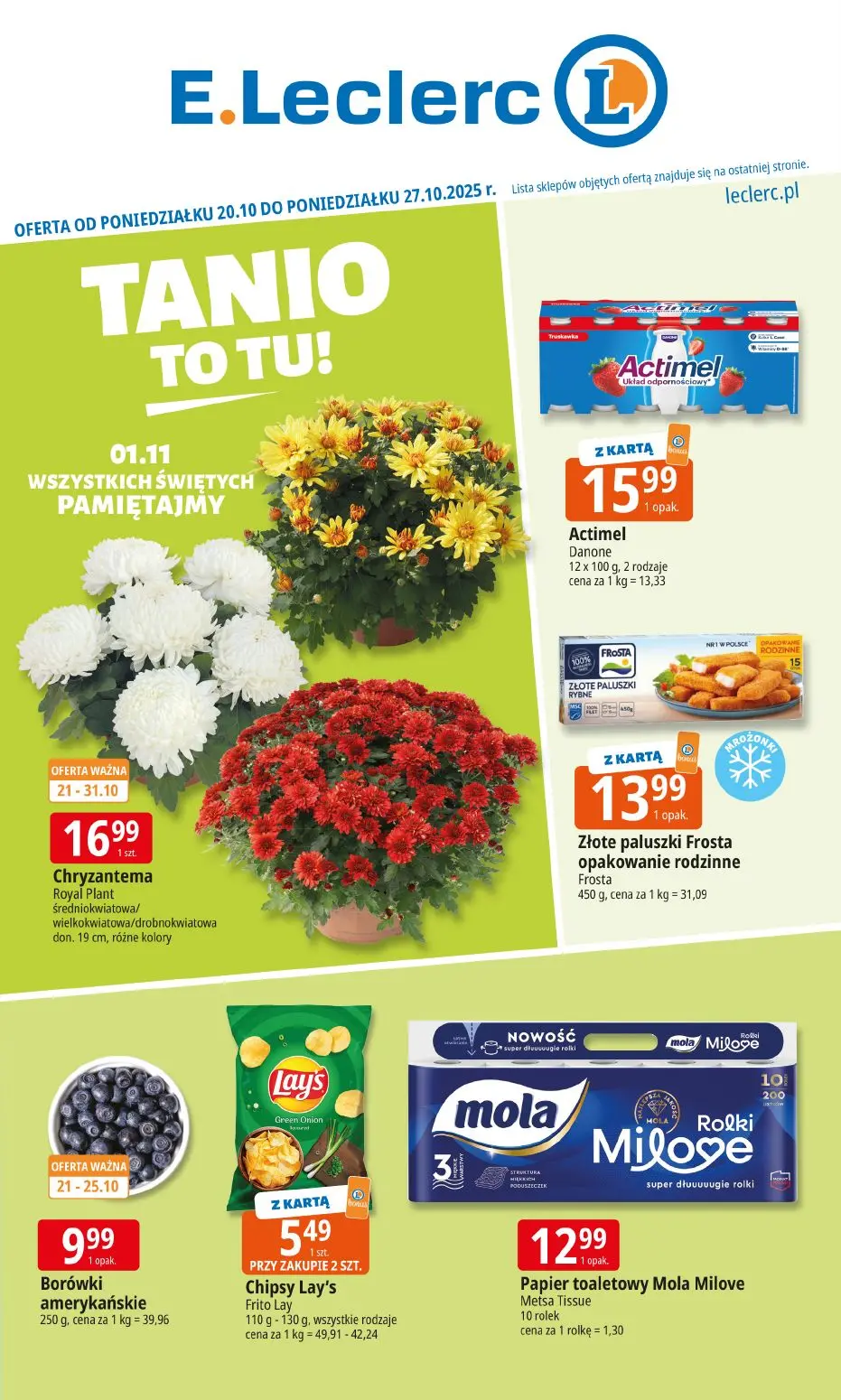 gazetka promocyjna E.Leclerc Tanio to tu! - Strona 1