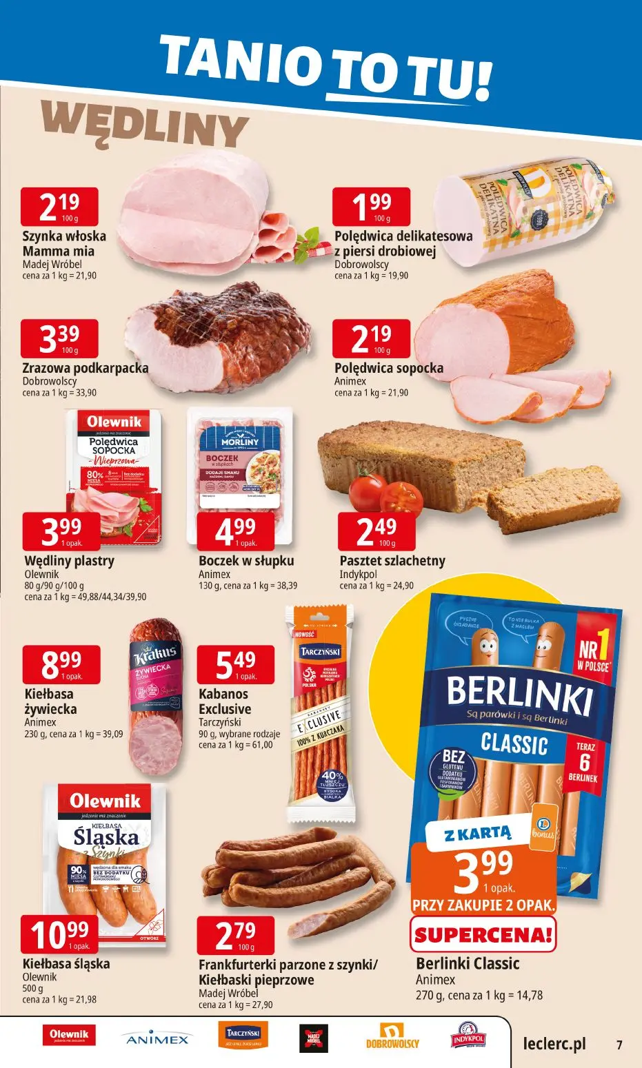 gazetka promocyjna E.Leclerc Tanio to tu! - Strona 7