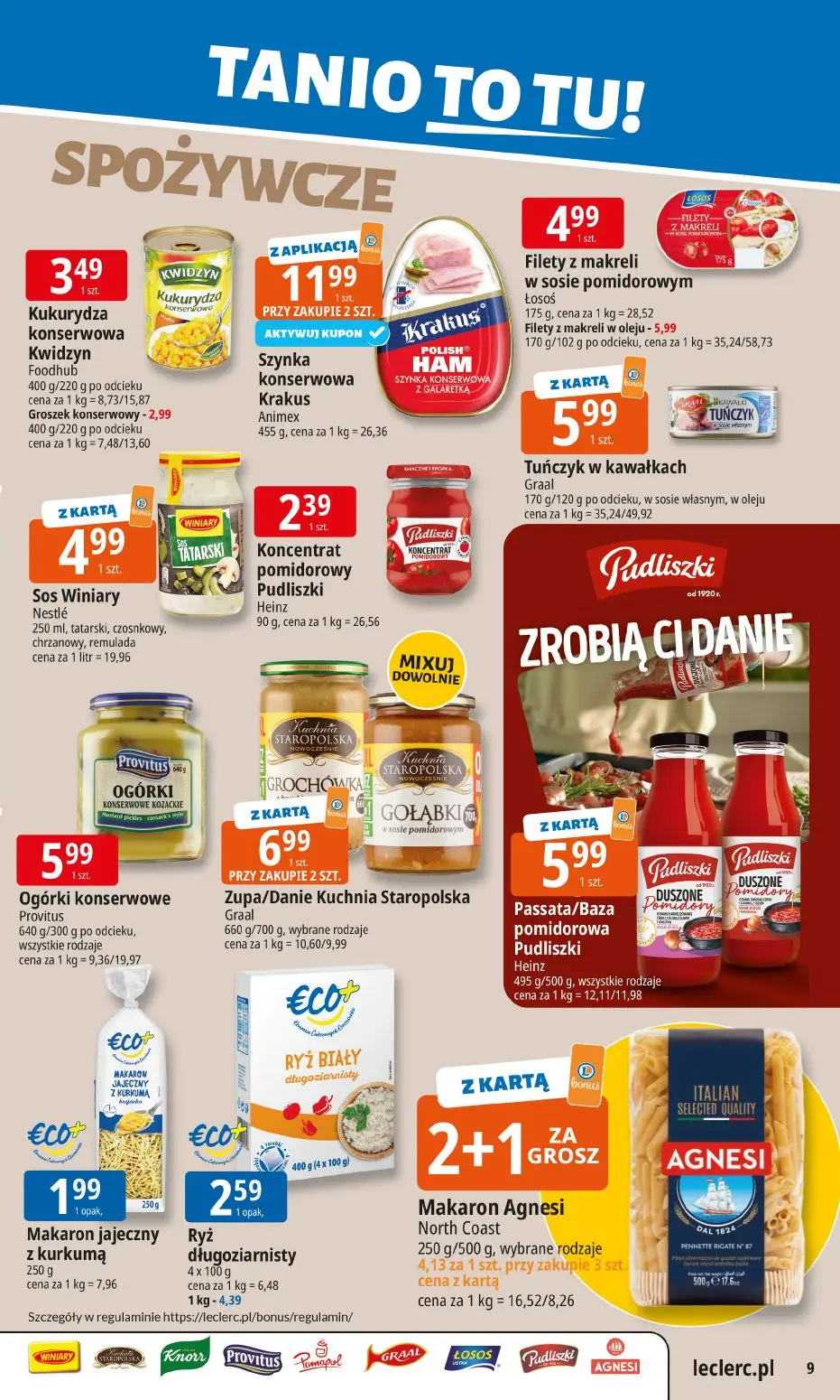 gazetka promocyjna E.Leclerc Tanio to tu! - Strona 9