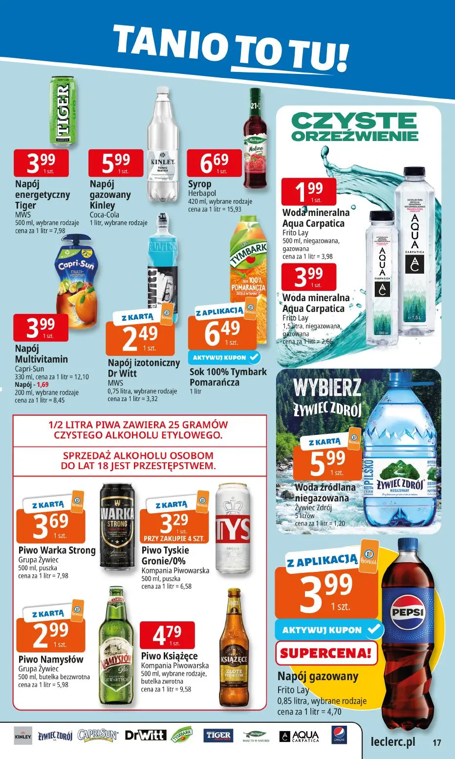 gazetka promocyjna E.Leclerc Tanio to tu! - Strona 17