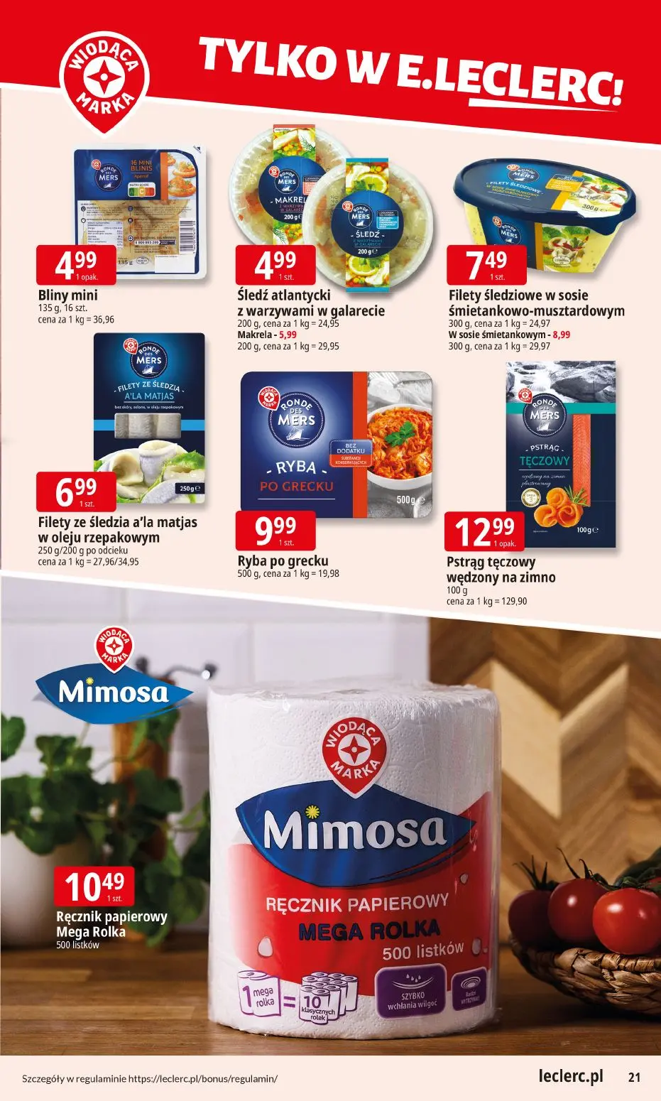 gazetka promocyjna E.Leclerc Tanio to tu! - Strona 21