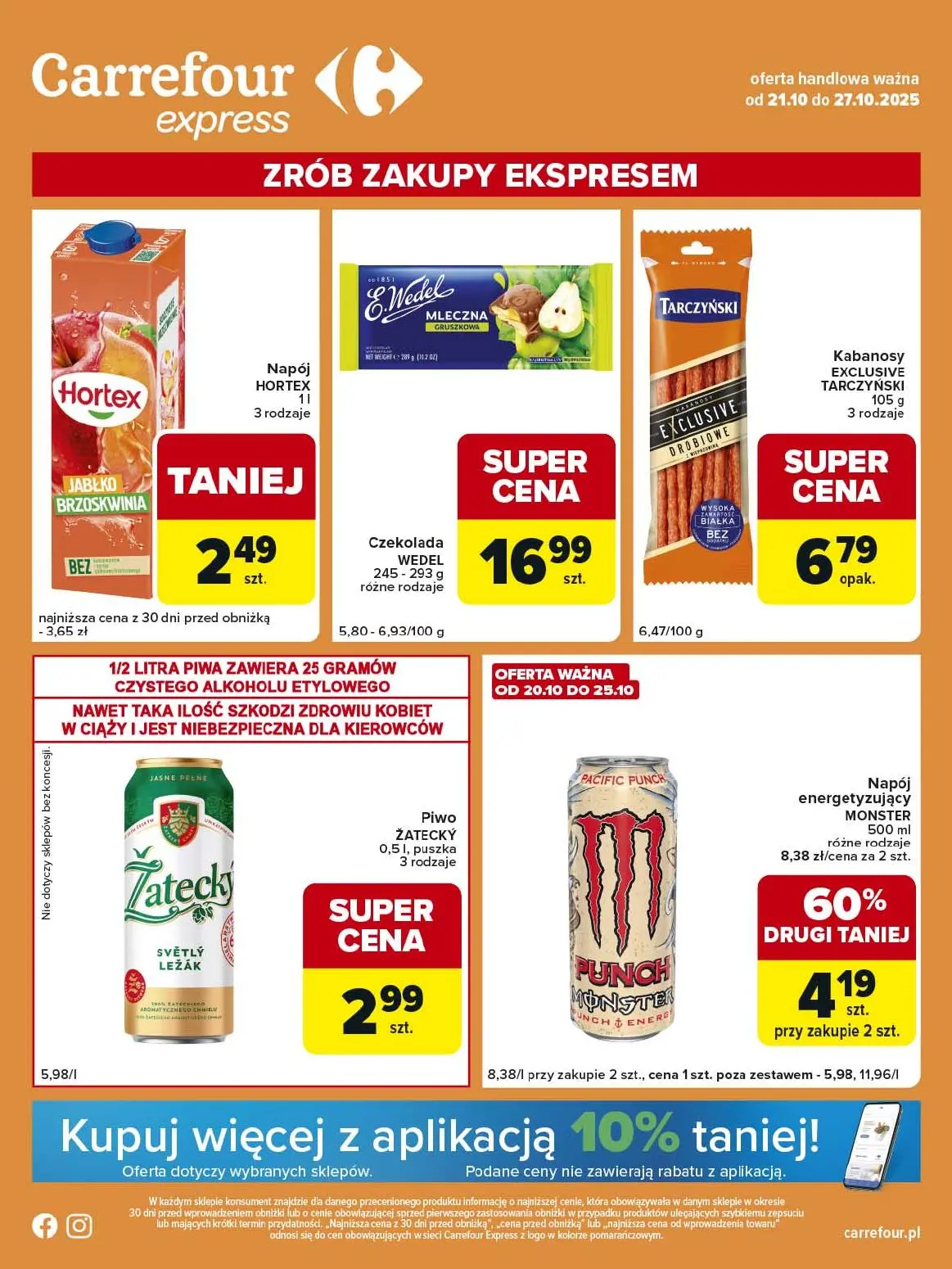 gazetka promocyjna Carrefour Express Zrób zakupy ekspresem - Strona 1