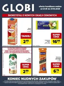 Gazetka promocyjna Globi, ważna od 2025-10-21 do 2025-10-27.