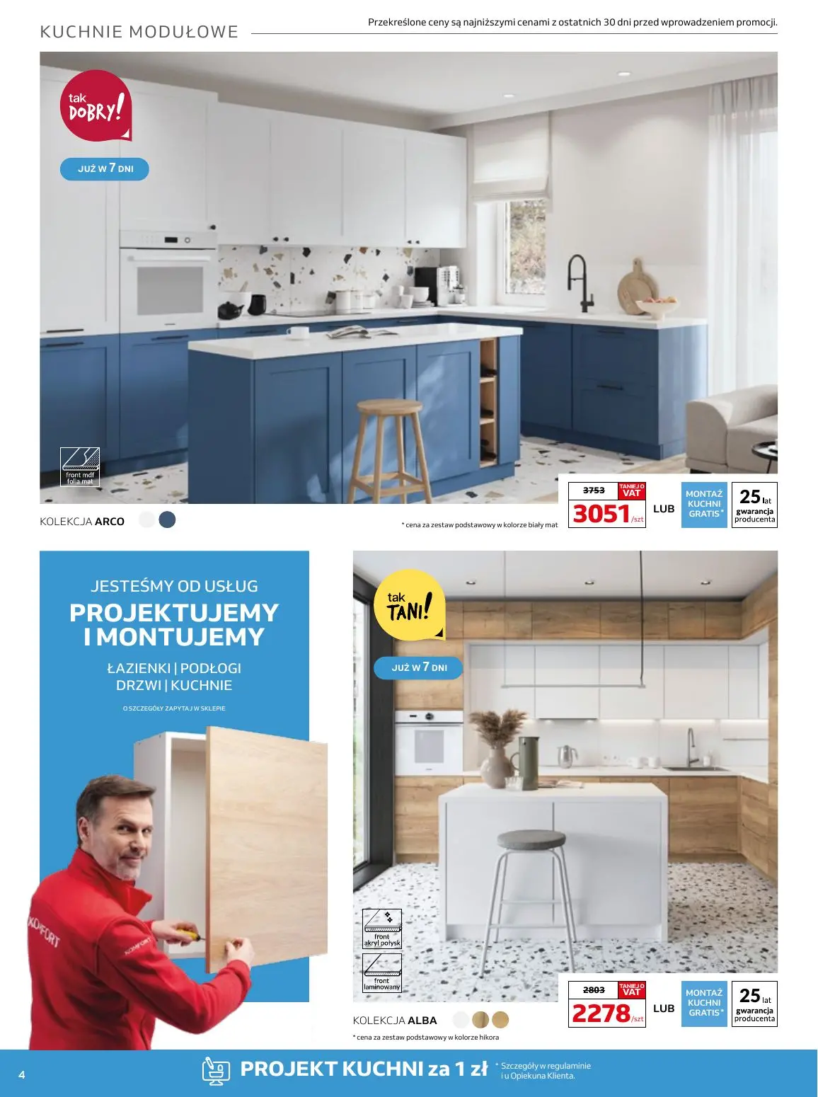 gazetka promocyjna KOMFORT Projektujemy i montujemy - Strona 4