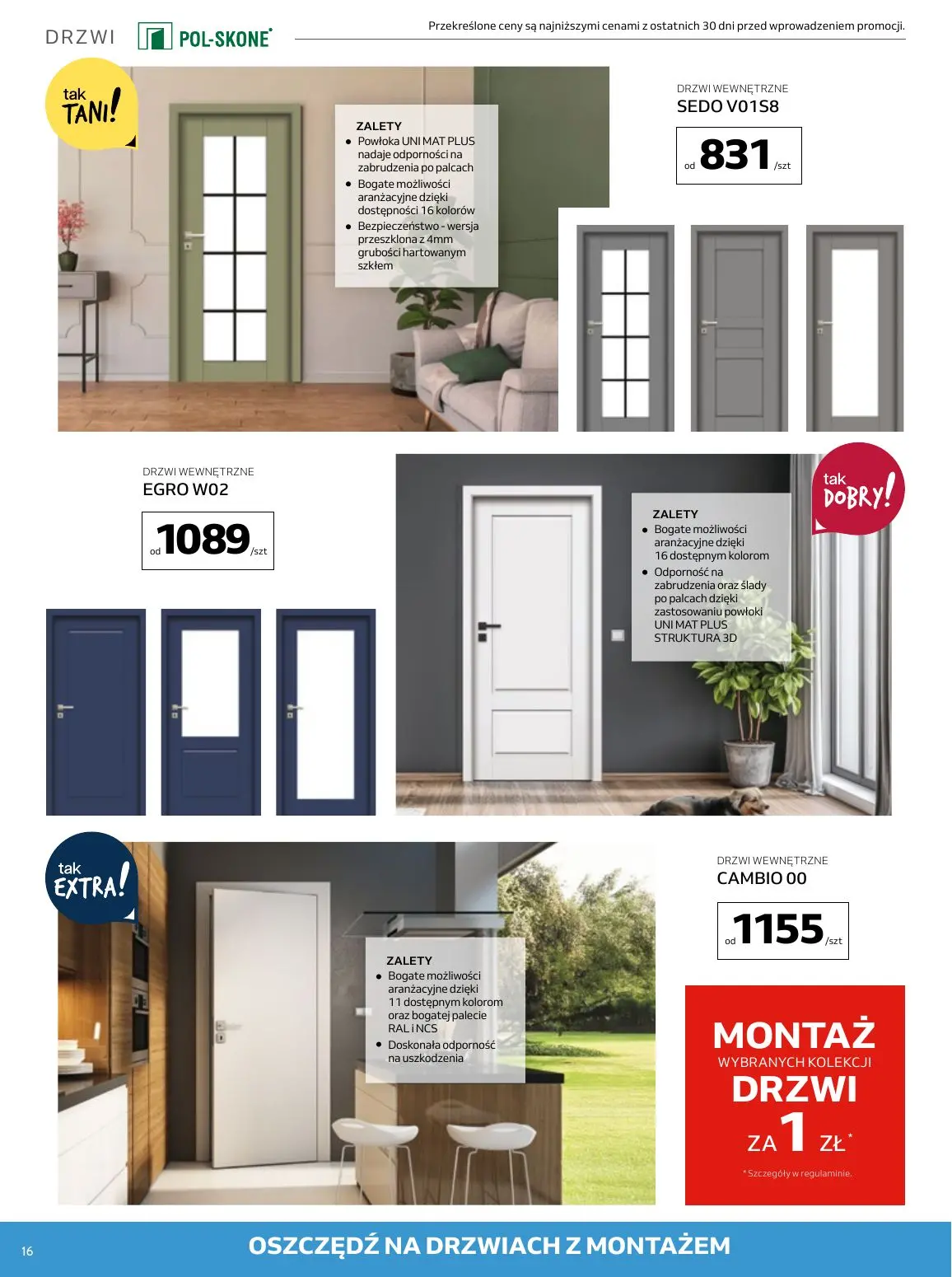 gazetka promocyjna KOMFORT Projektujemy i montujemy - Strona 16