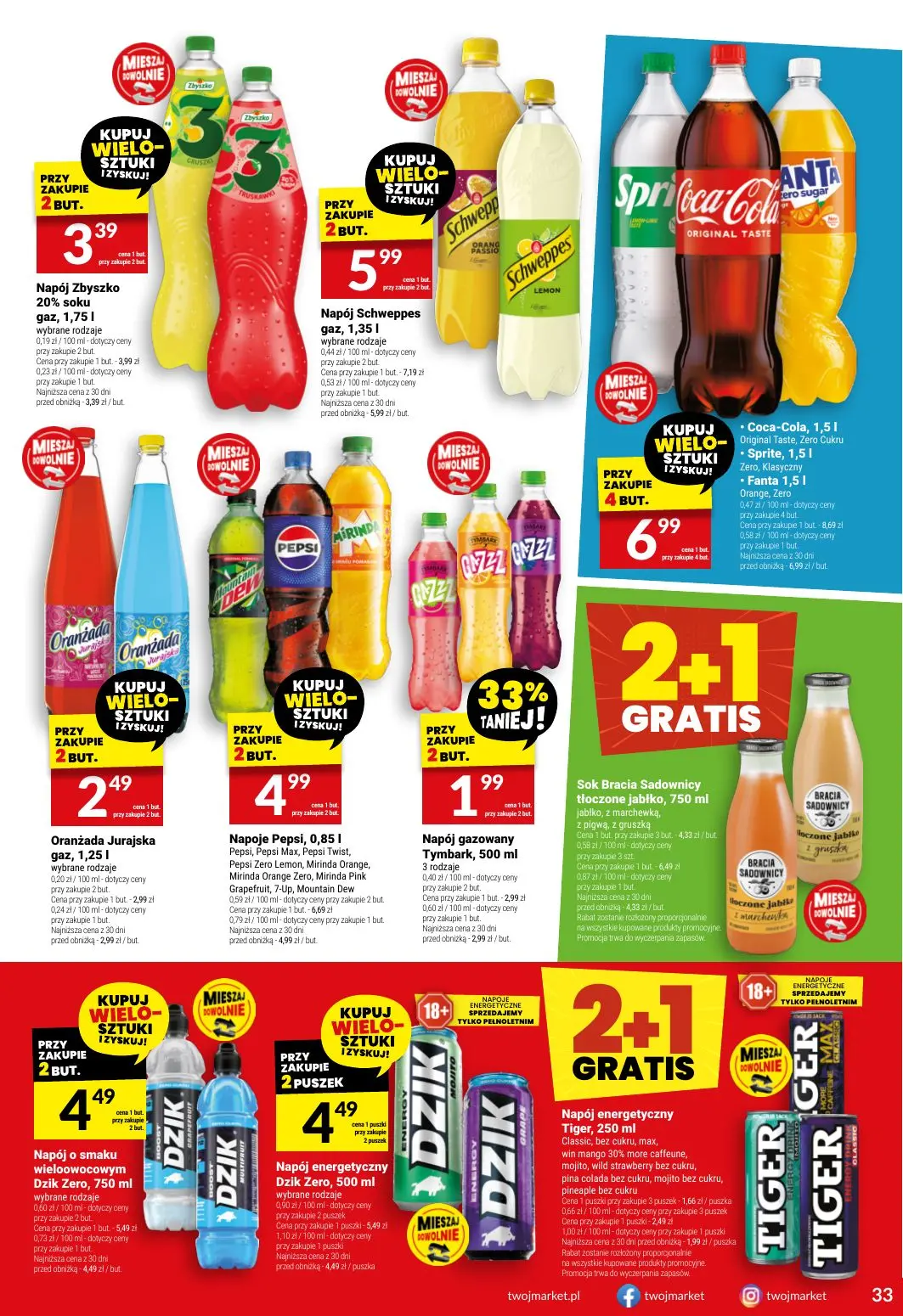 gazetka promocyjna Twój Market Zawsze po drodze! - Strona 33
