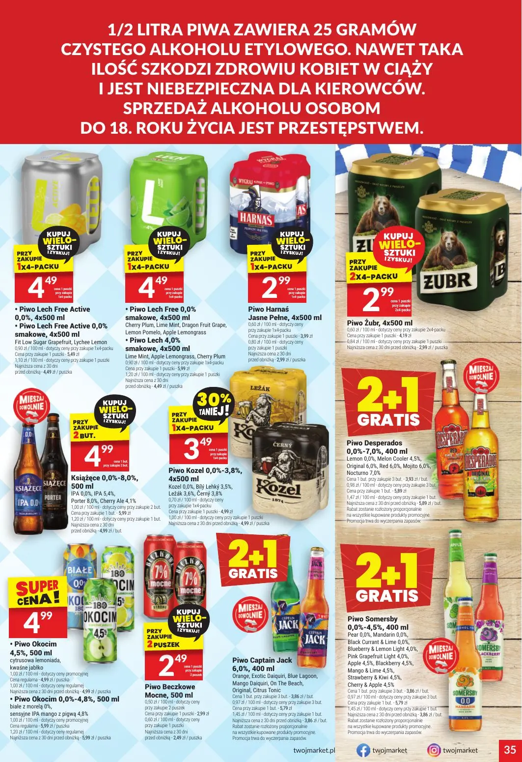 gazetka promocyjna Twój Market Zawsze po drodze! - Strona 35